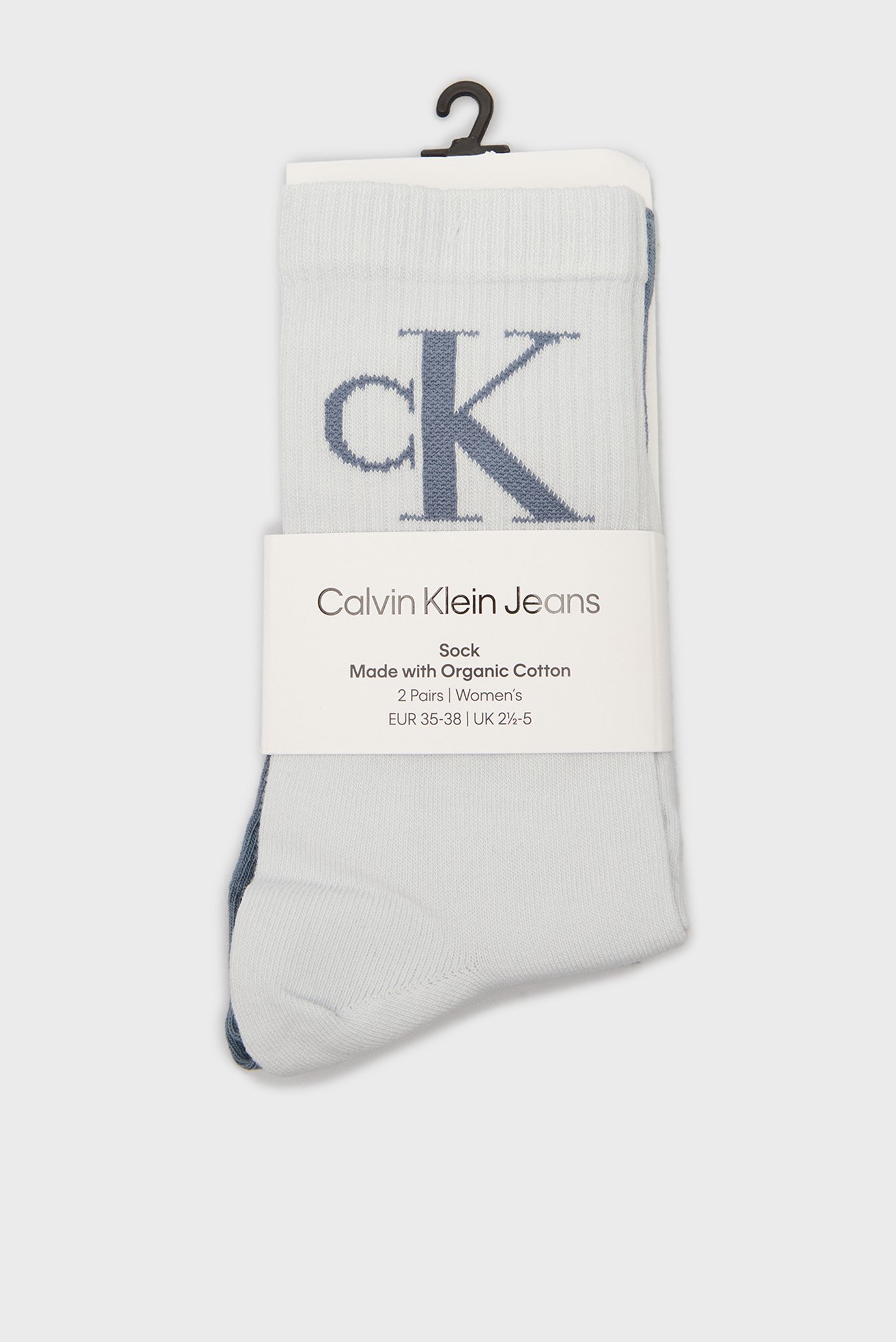 Женские носки (2 пары) CKJ WOMEN  SOCK 2P MONOGRAM 1