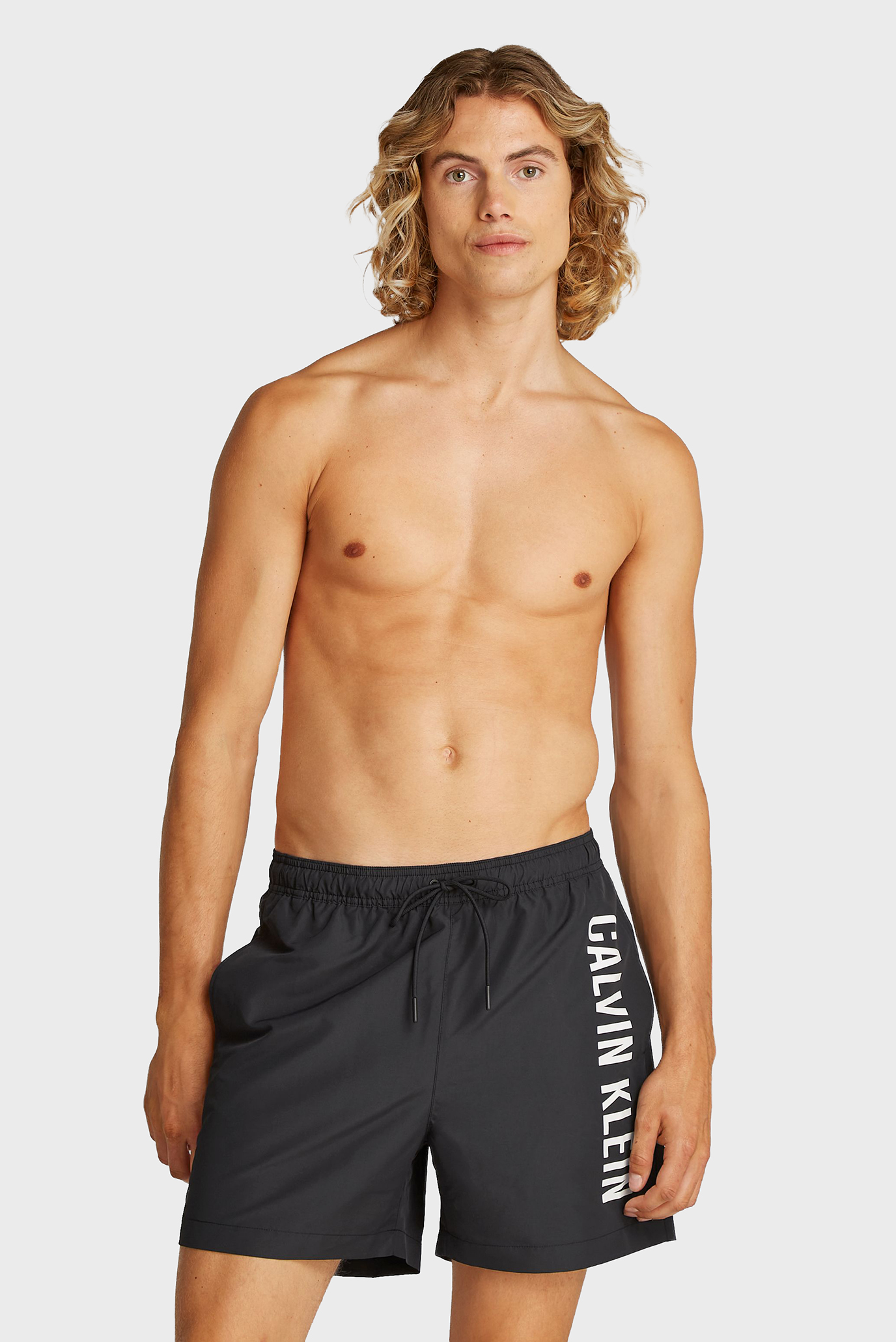 Мужские черные плавательные шорты Черный XXL Calvin Klein KM0KM01092 Мужские черные плавательные шорты Черный XXL Calvin Klein KM0KM01092