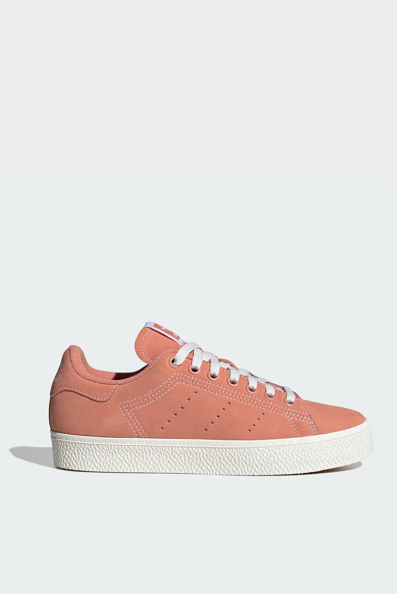 Женские коралловые замшевые сникерсы Stan Smith CS 1