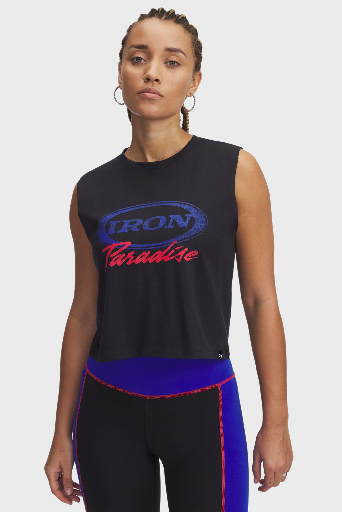 Женская черная майка Pjt Rck IP Tank Черный XS Under Armour 1389705-001 Женская черная майка Pjt Rck IP Tank Черный XS Under Armour 1389705-001