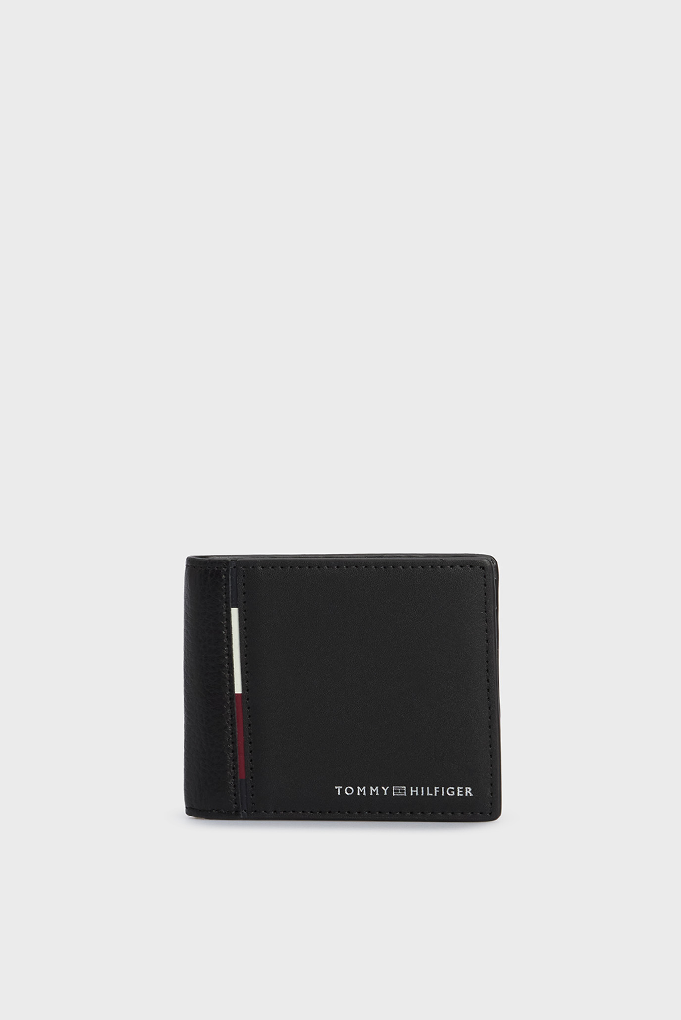 Чоловічий чорний шкіряний гаманець TH CASUAL MINI CC WALLET 1