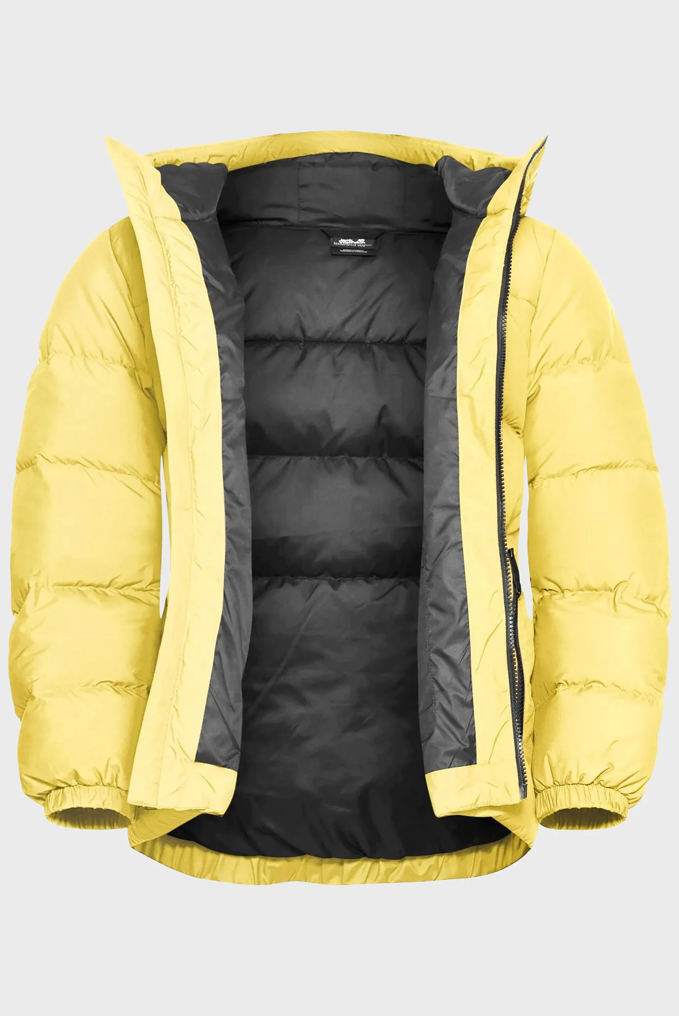 Женский желтый пуховик 8