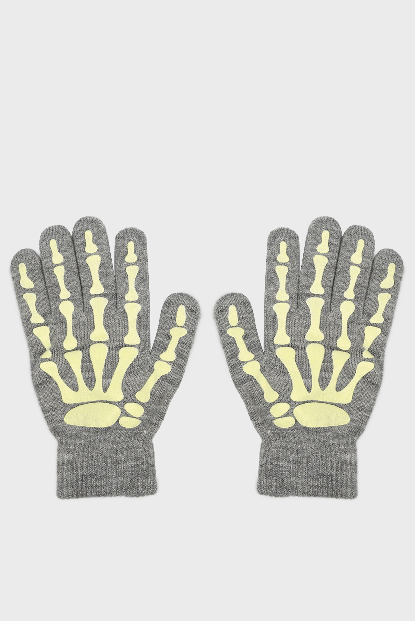 Детские серые перчатки 1