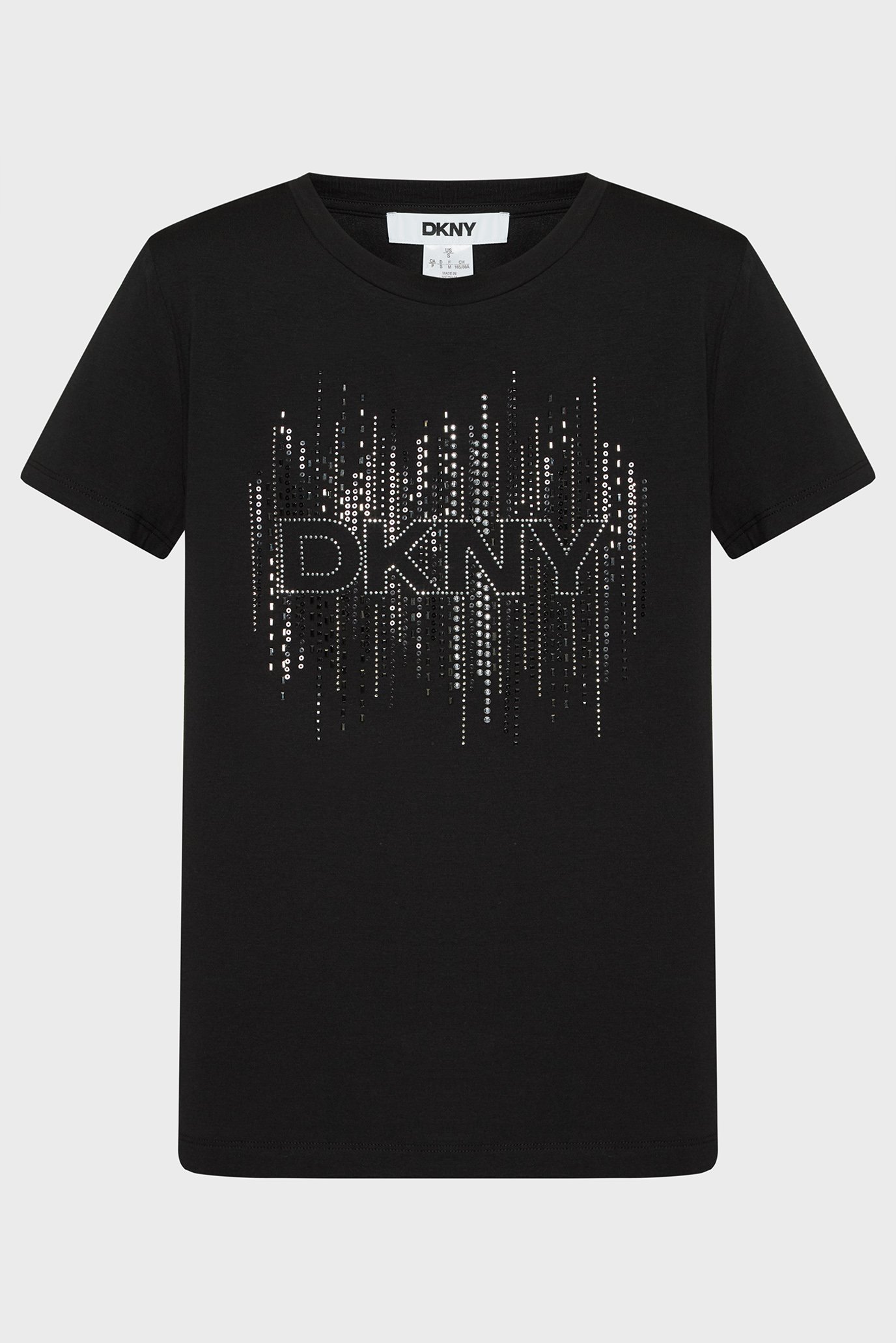 Женская черная футболка Черный M DKNY P4MHPWNA Женская черная футболка Черный M DKNY P4MHPWNA