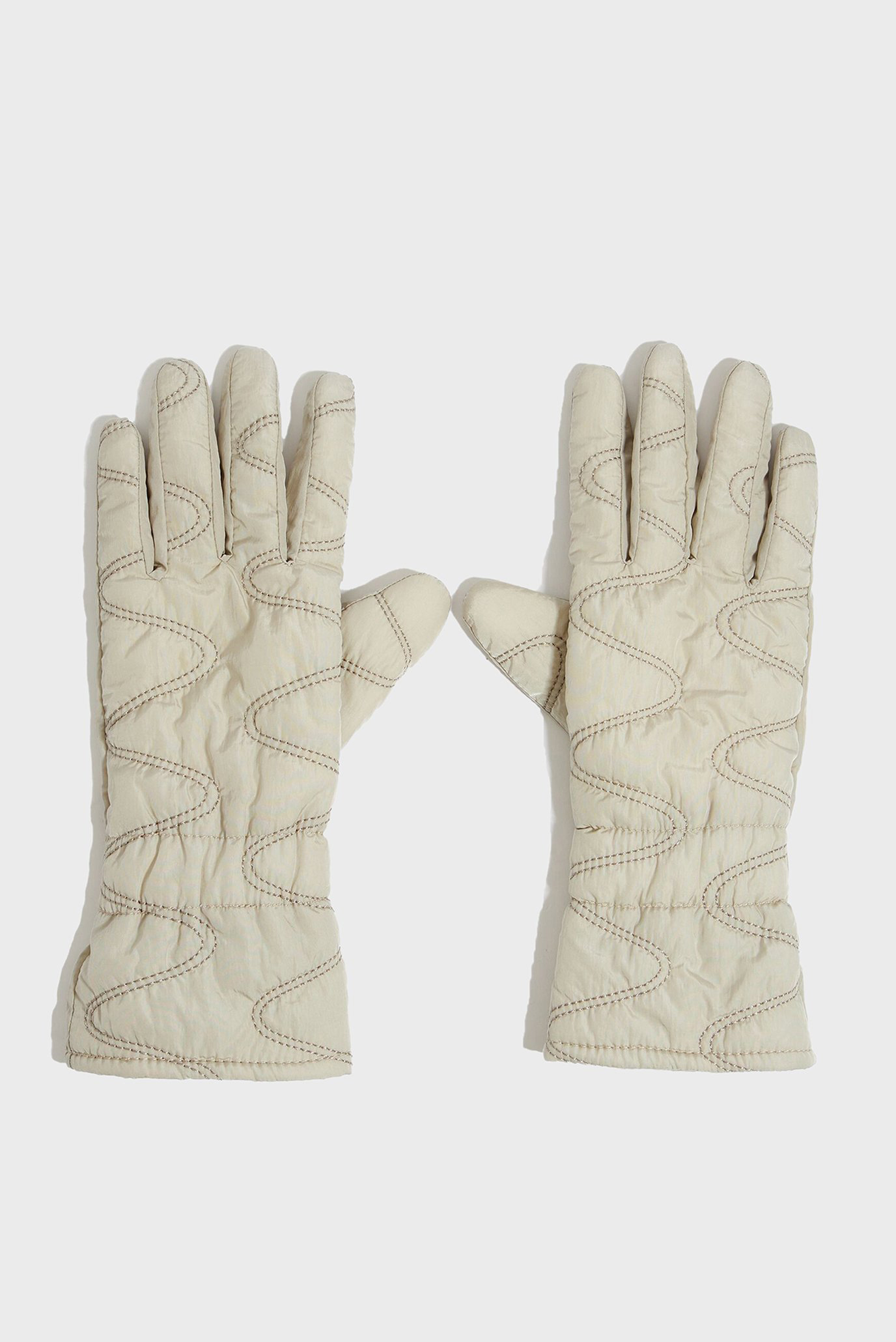 Жіночі сірі рукавички 1