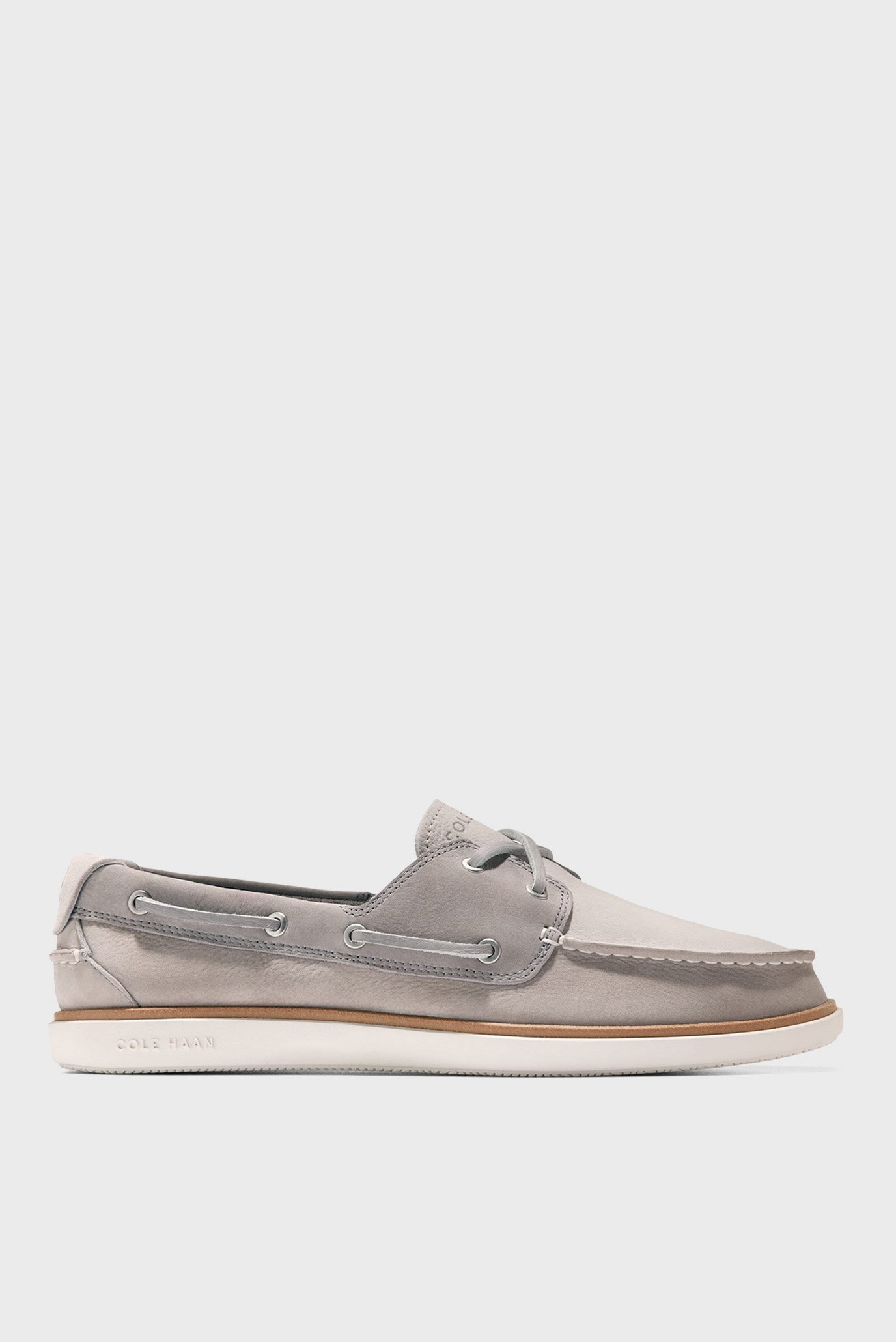 Мужские серые замшевые топсайдеры GrandPrø Windward Boat Shoe 1