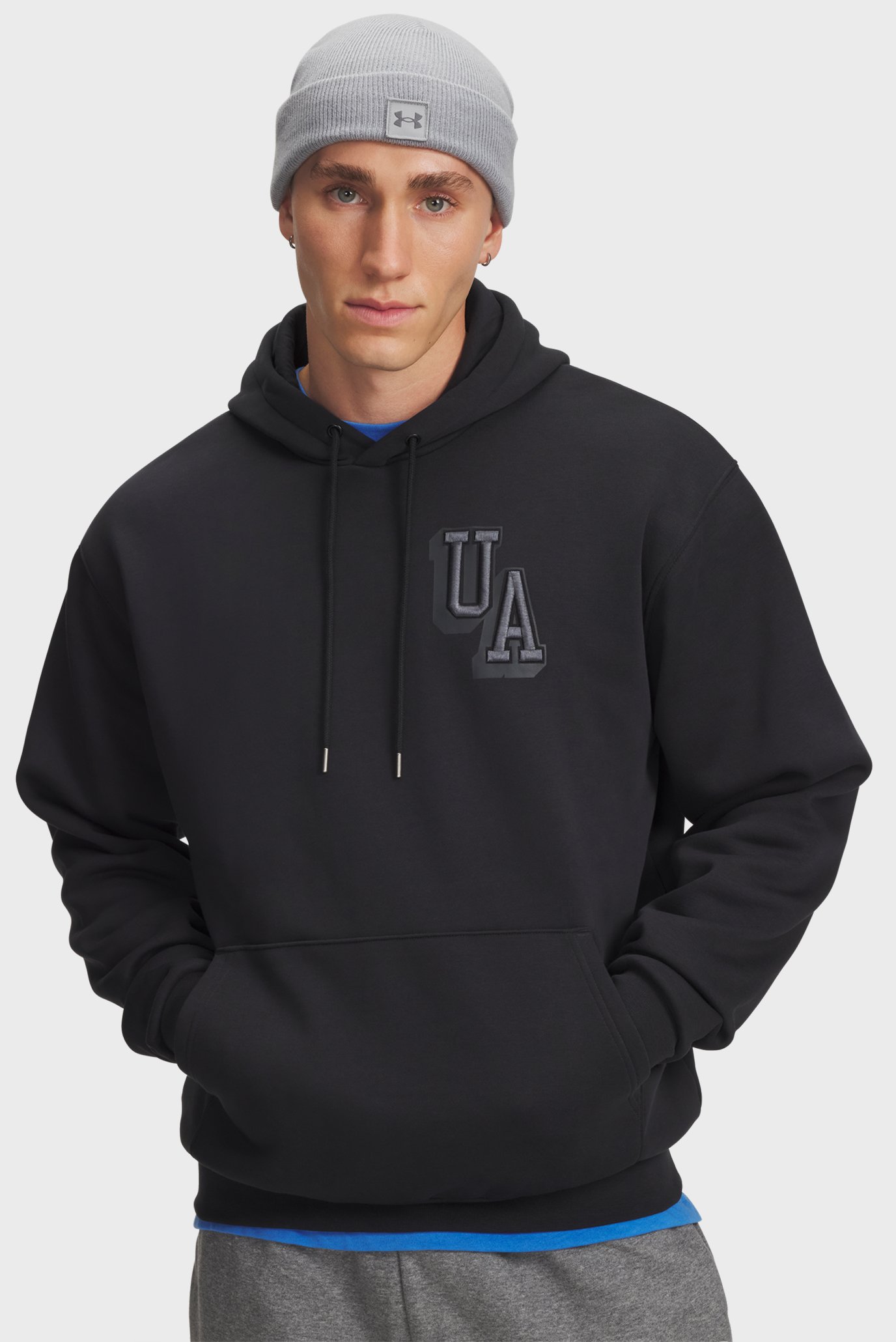 Мужское черное худи UA Icon Flc Graphic Top Черный XXL Under Armour 6007591-001 Мужское черное худи UA Icon Flc Graphic Top Черный XXL Under Armour 6007591-001