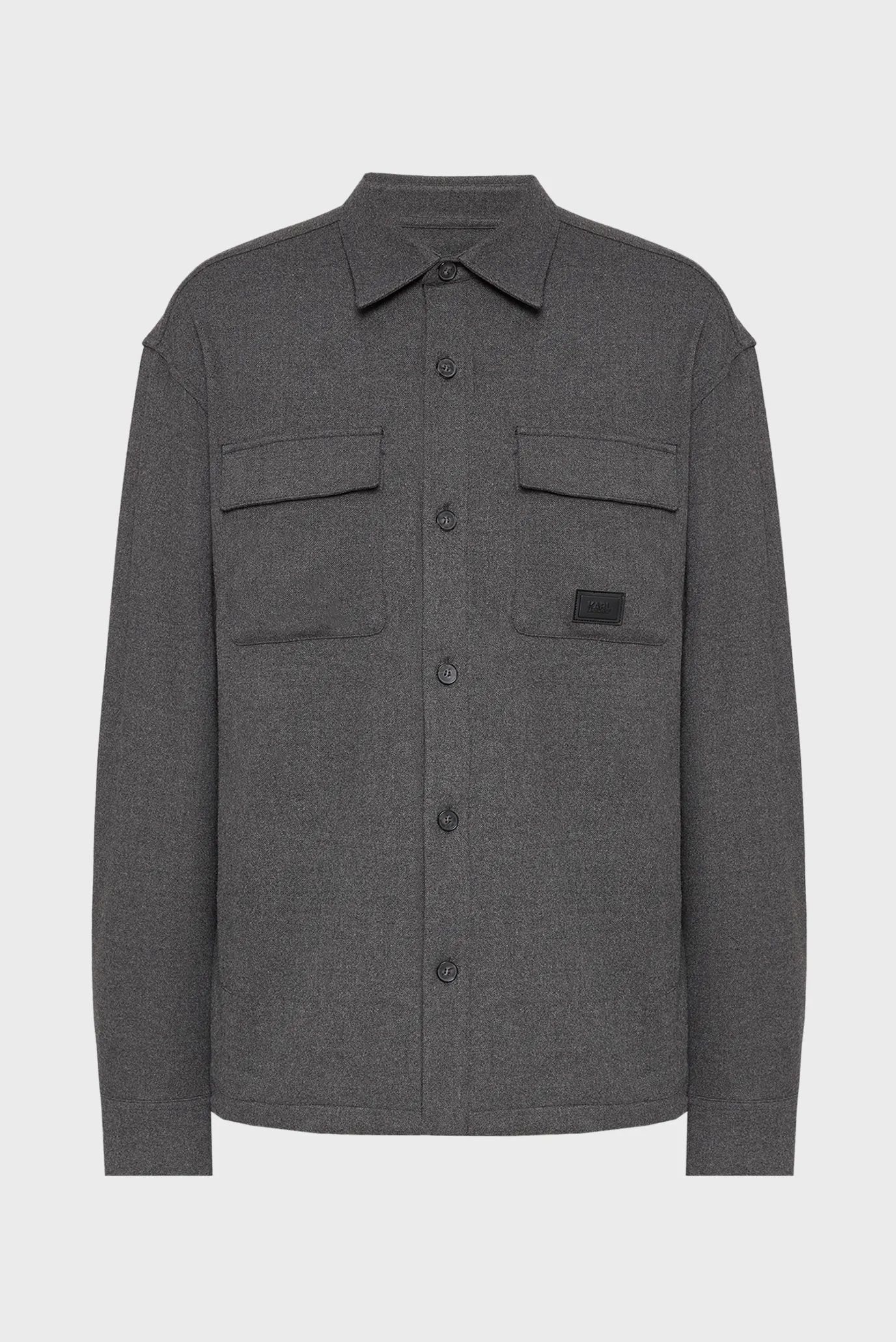 Мужская серая рубашка 7