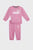 Детский розовый спортивный костюм (свитшот, брюки) Essentials Minicats Crew Neck Babies' Jogger Suit