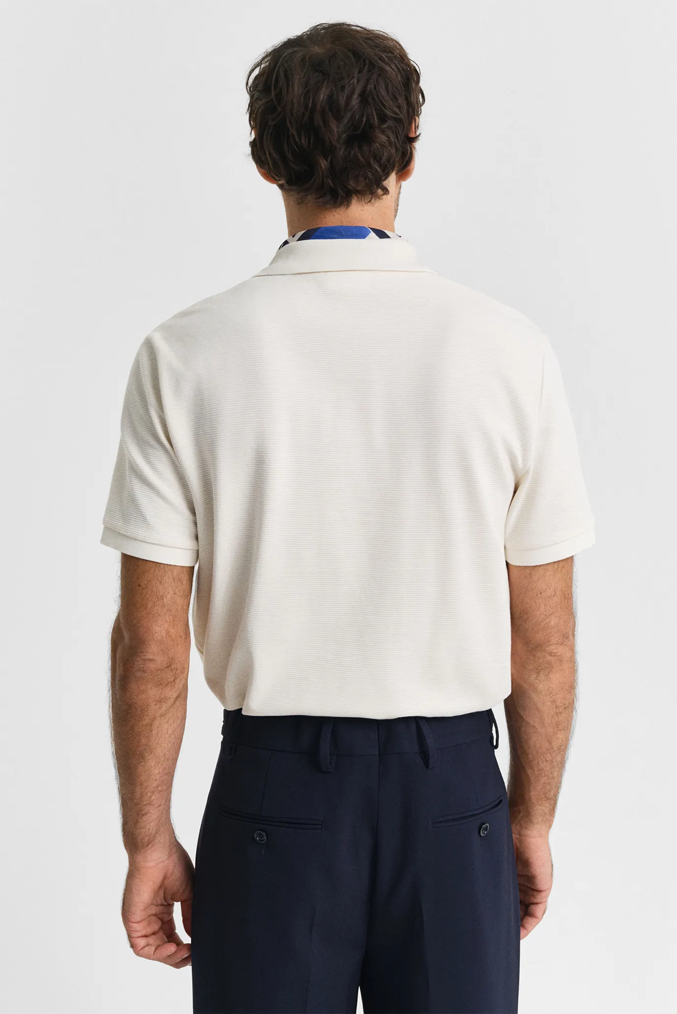 Чоловіче біле поло TEXTURED POLO 3