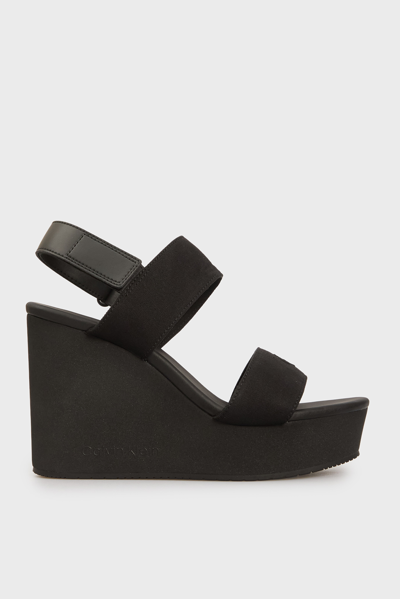 Женские черные босоножки WEDGE SANDAL WEBBING IN Черный 38 Calvin Klein Jeans YW0YW01790 Женские черные босоножки WEDGE SANDAL WEBBING IN Черный 38 Calvin Klein Jeans YW0YW01790