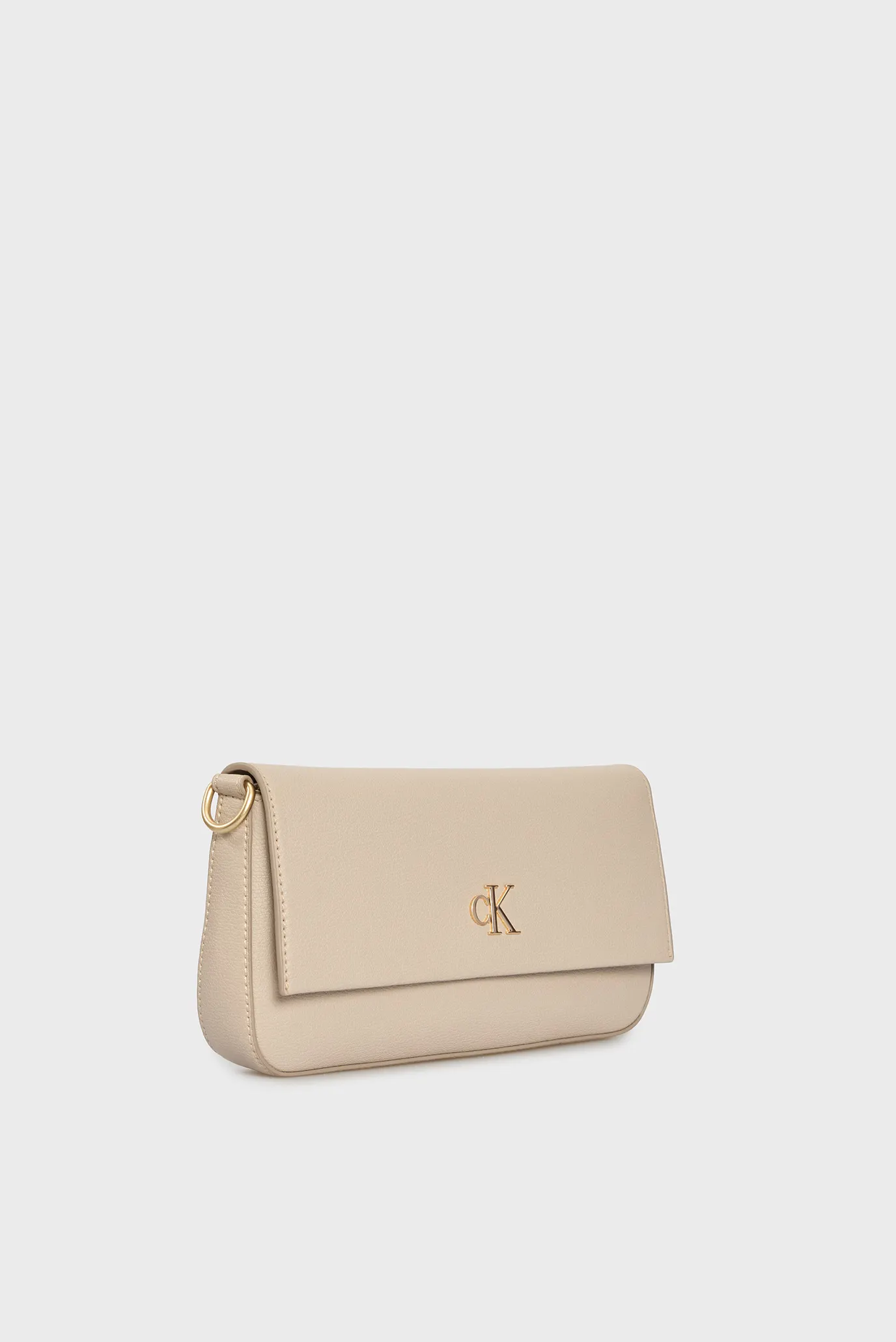 Женская бежевая сумка MINIMAL MONOGRAM SHOULDER POUCH 3