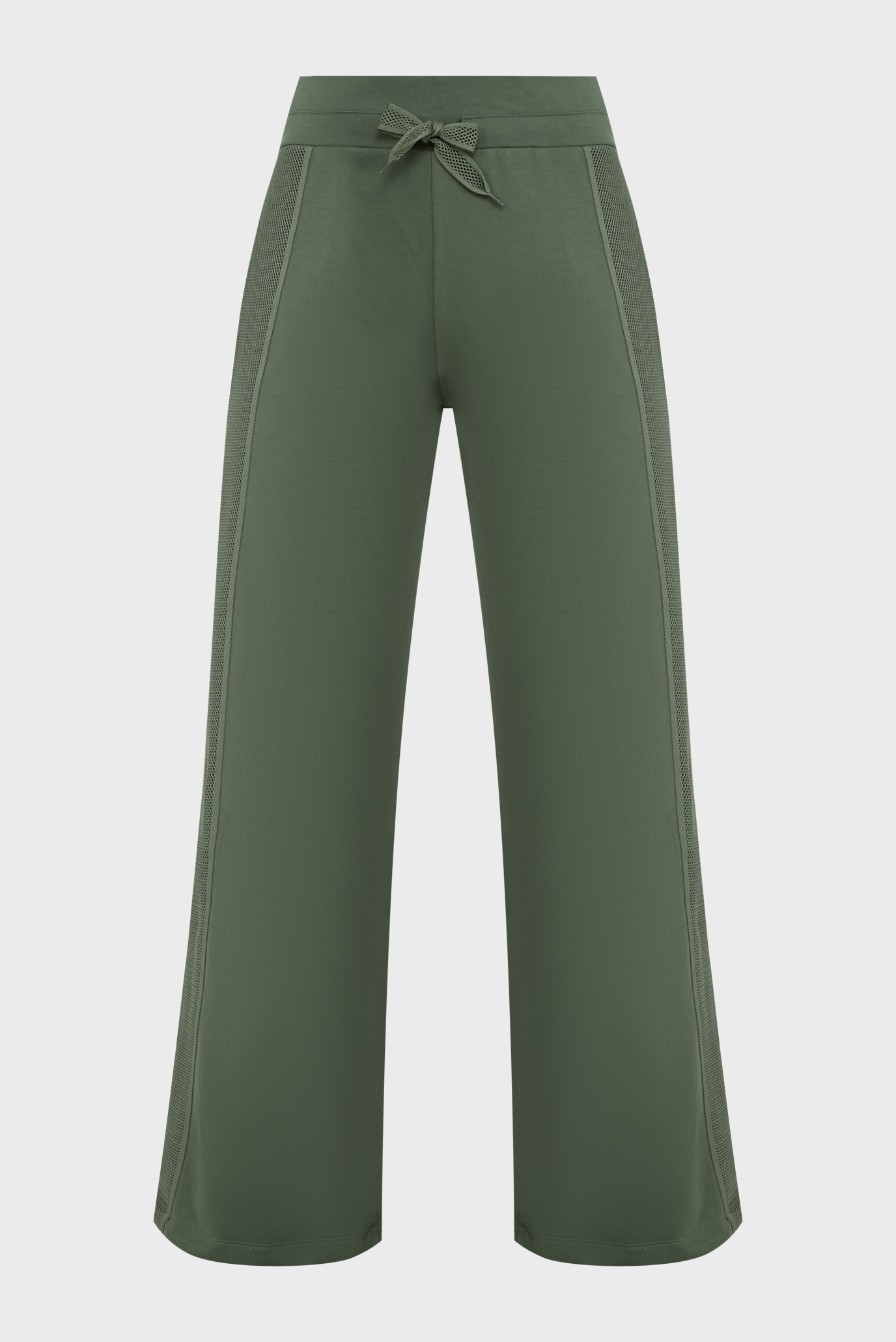 Женские зеленые спортивные брюки 1