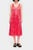 Жіночий червоний сарафан з візерунком