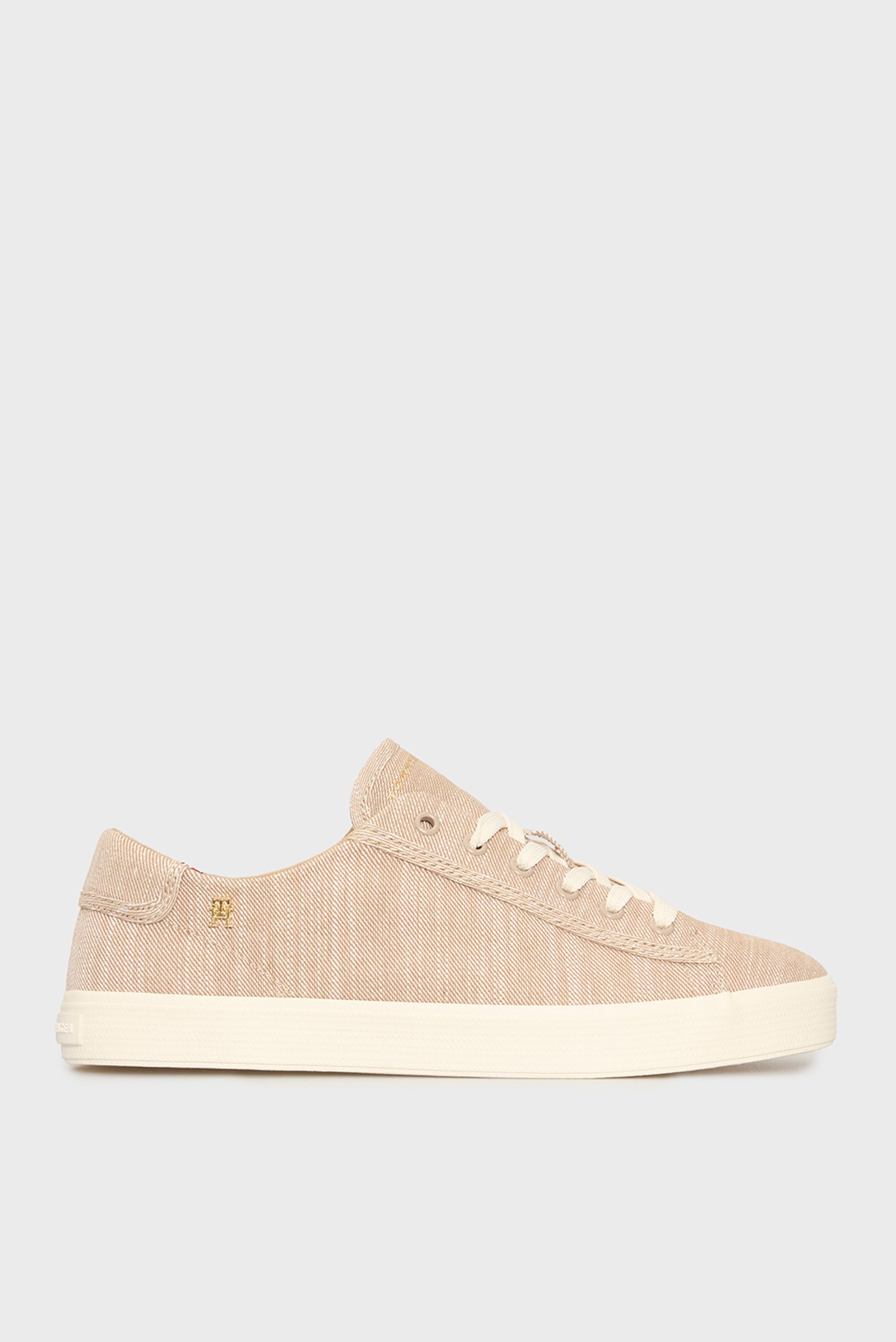 Женские бежевые кеды VULC SNEAKER CHAMBREY Бежевый 38 Tommy Hilfiger FW0FW08561 Женские бежевые кеды VULC SNEAKER CHAMBREY Бежевый 38 Tommy Hilfiger FW0FW08561