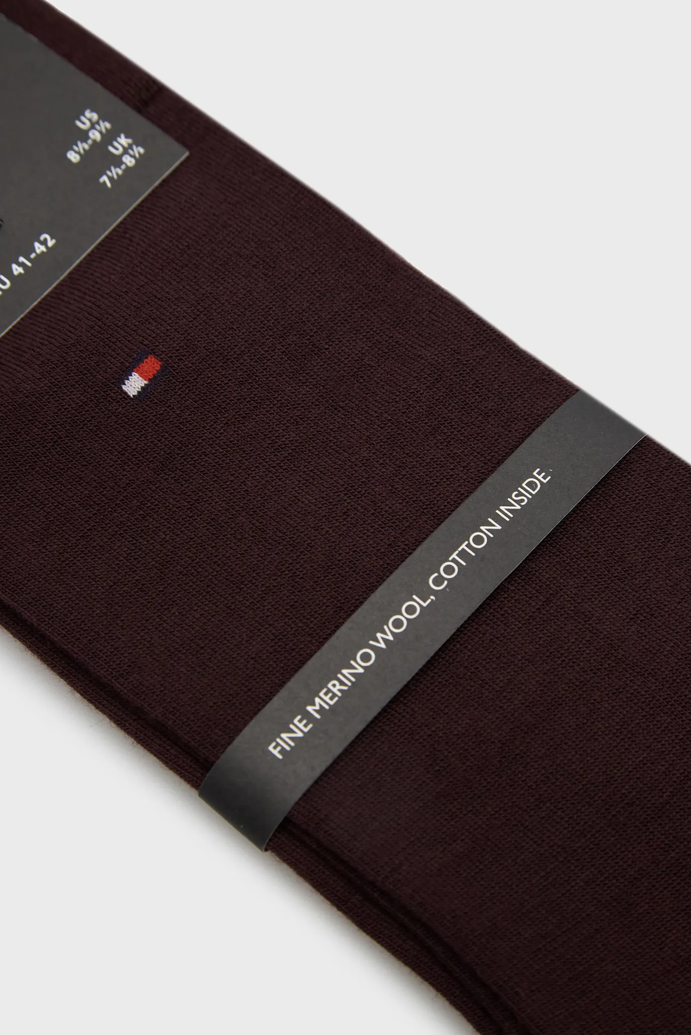 Чоловічі фіолетові вовняні шкарпетки TH MEN SOCK  PREMIUM WOOL 2