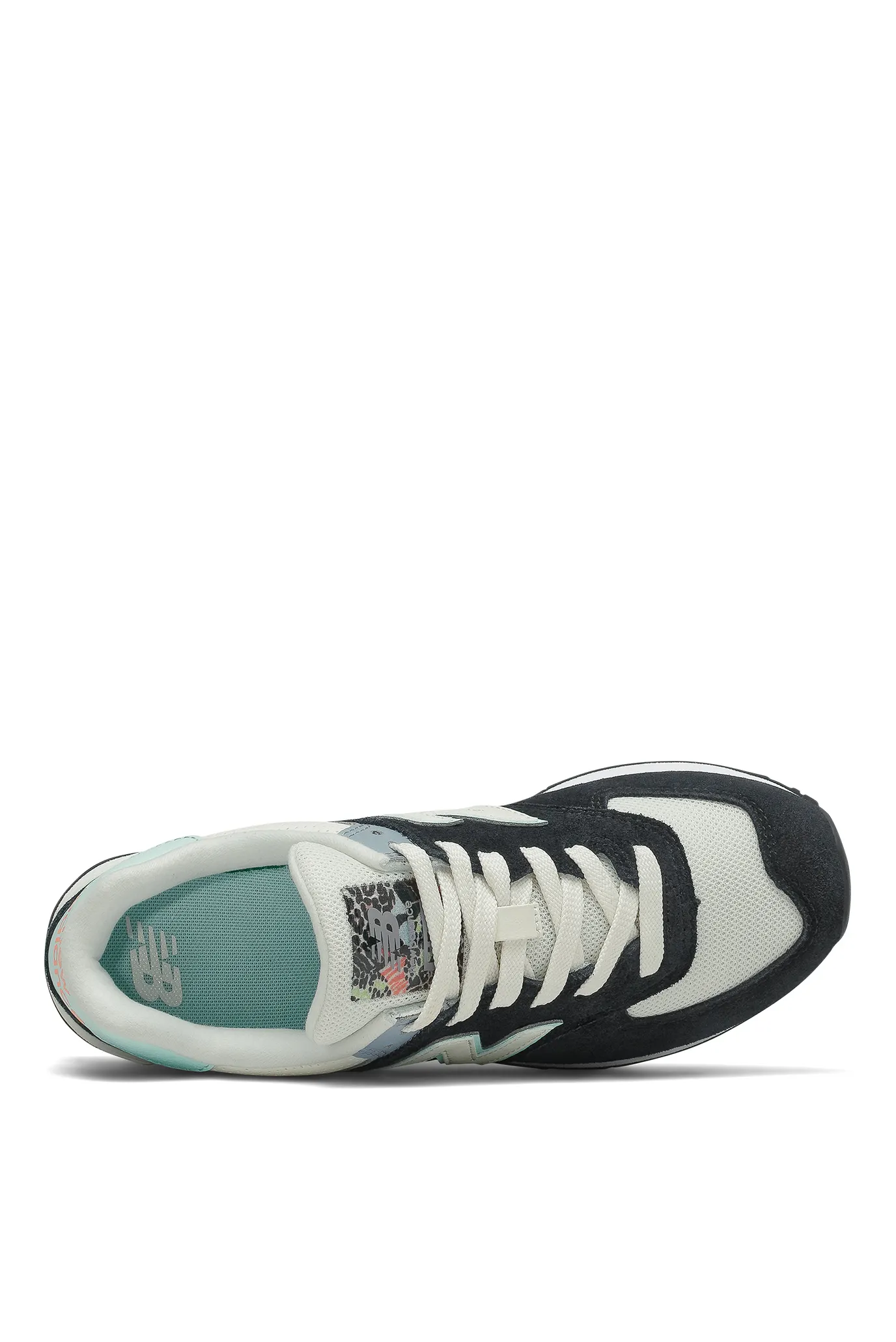 Женские черные замшевые кроссовки 574 Сollide New Balance WL574CA2 —  MD-Fashion