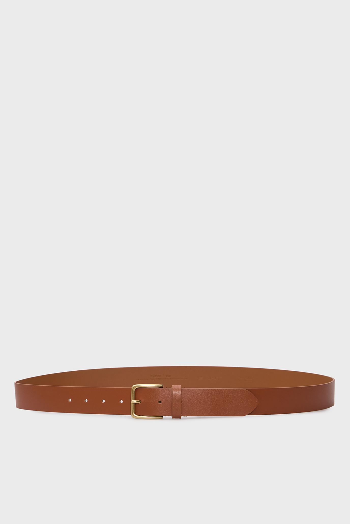 Мужской коричневый кожаный ремень LEATHER BELT 1