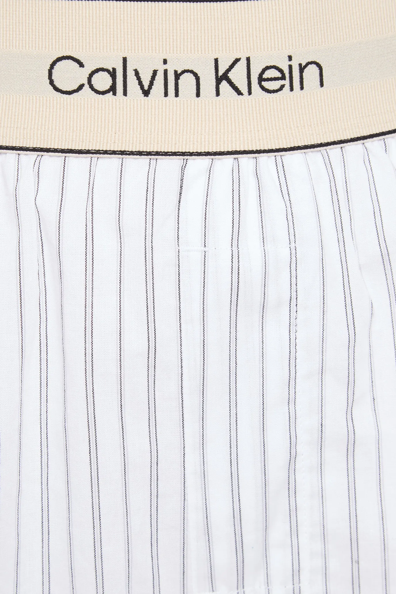 Женские белые шорты в полоску LOGO SUPER 6