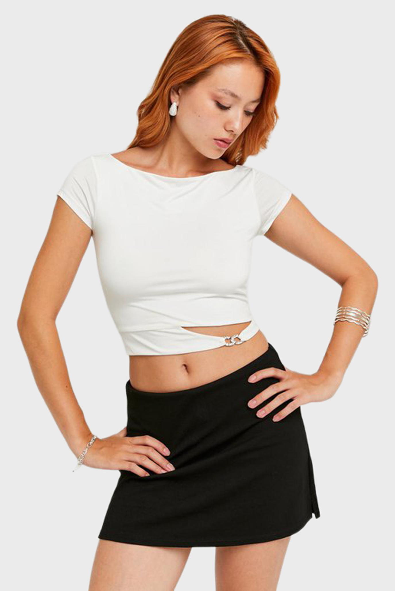 Женский белый топ Белый XS Tally Weijl STSPEBINER Женский белый топ Белый XS Tally Weijl STSPEBINER