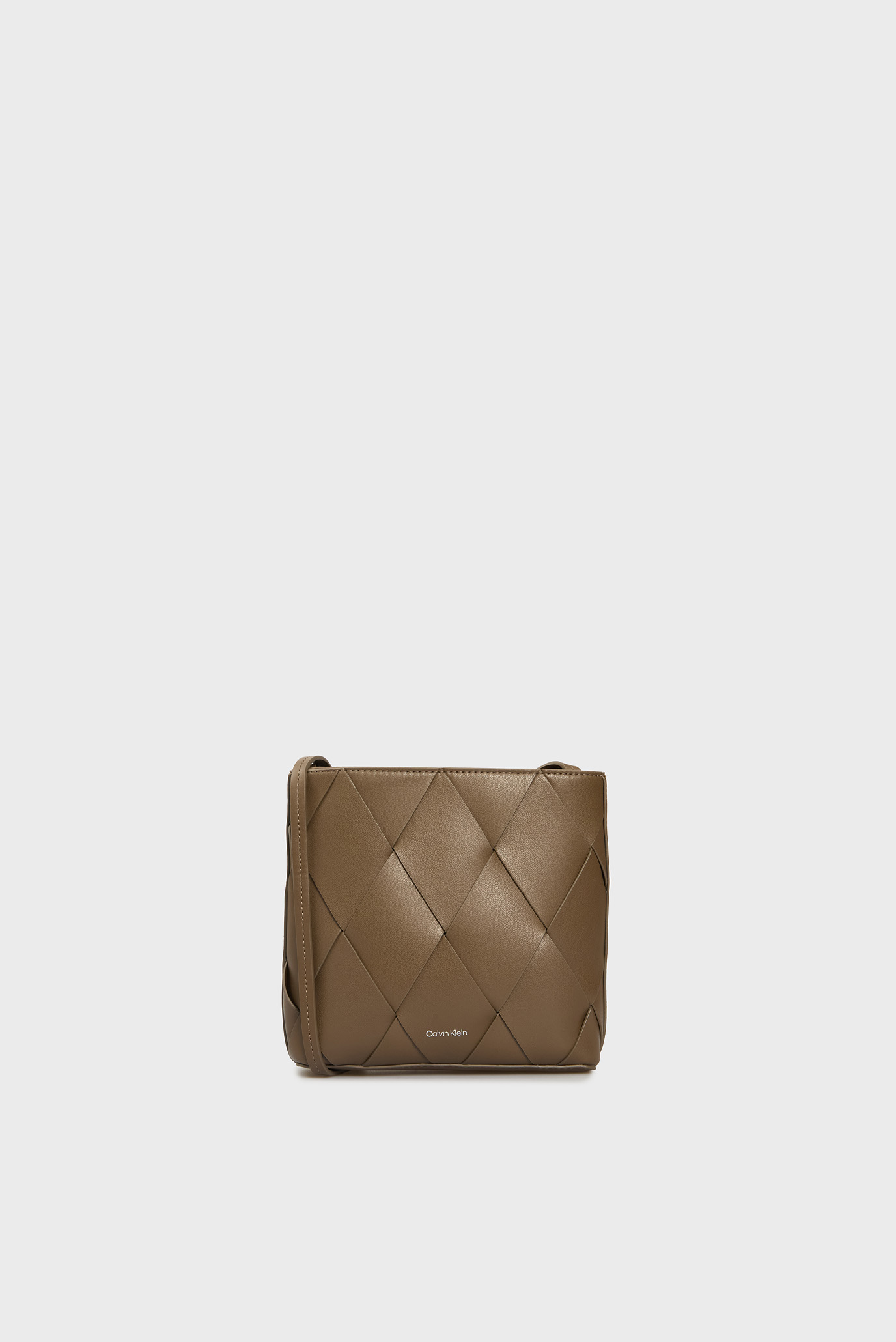 Женская коричневая сумка CK WOVEN SQUARE CROSSBODY Коричневый ONESIZE Calvin Klein K60K612991 Женская коричневая сумка CK WOVEN SQUARE CROSSBODY Коричневый ONESIZE Calvin Klein K60K612991