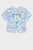 Дитяча блакитна футболка з візерунком