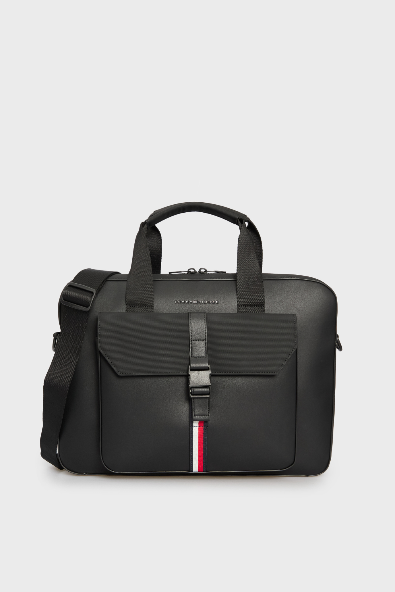 Мужская черная сумка для ноутбука FOUNDATION Черный ONESIZE Tommy Hilfiger AM0AM13478 Мужская черная сумка для ноутбука FOUNDATION Черный ONESIZE Tommy Hilfiger AM0AM13478