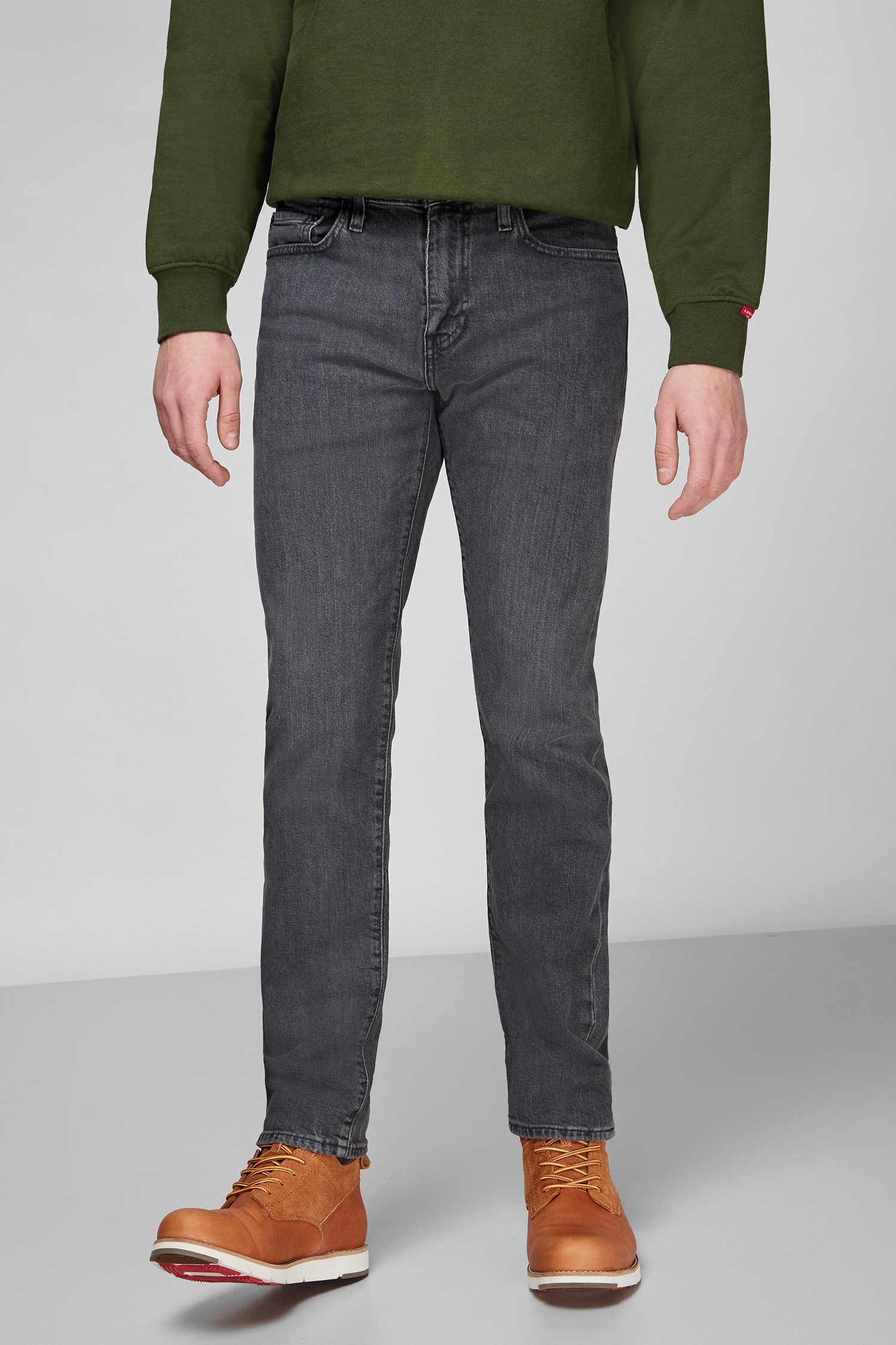 Чоловічі сірі джинси 502 Taper 1