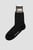 Мужские черные носки с узором