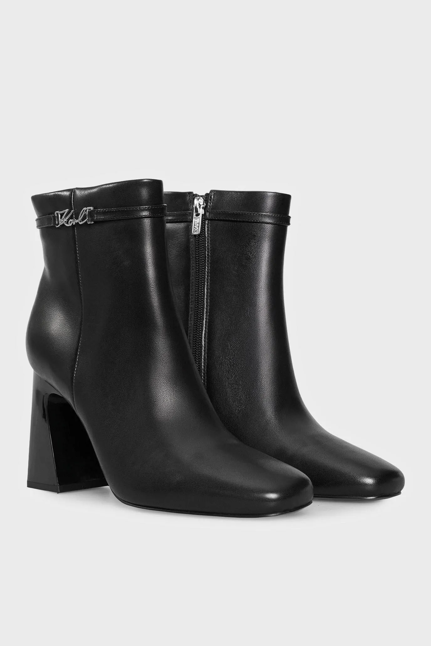 Женские черные кожаные ботильоны ASTRA NOVA 3