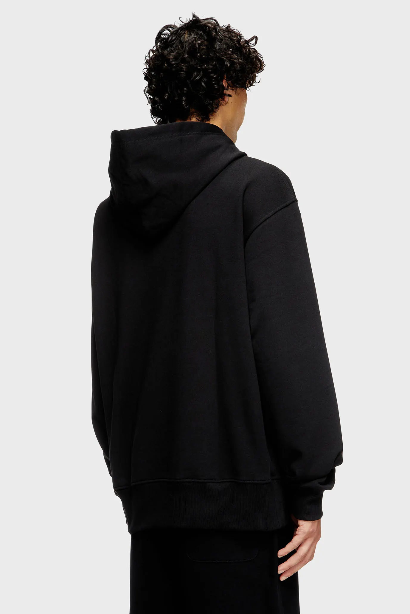 Мужское черное худи 3