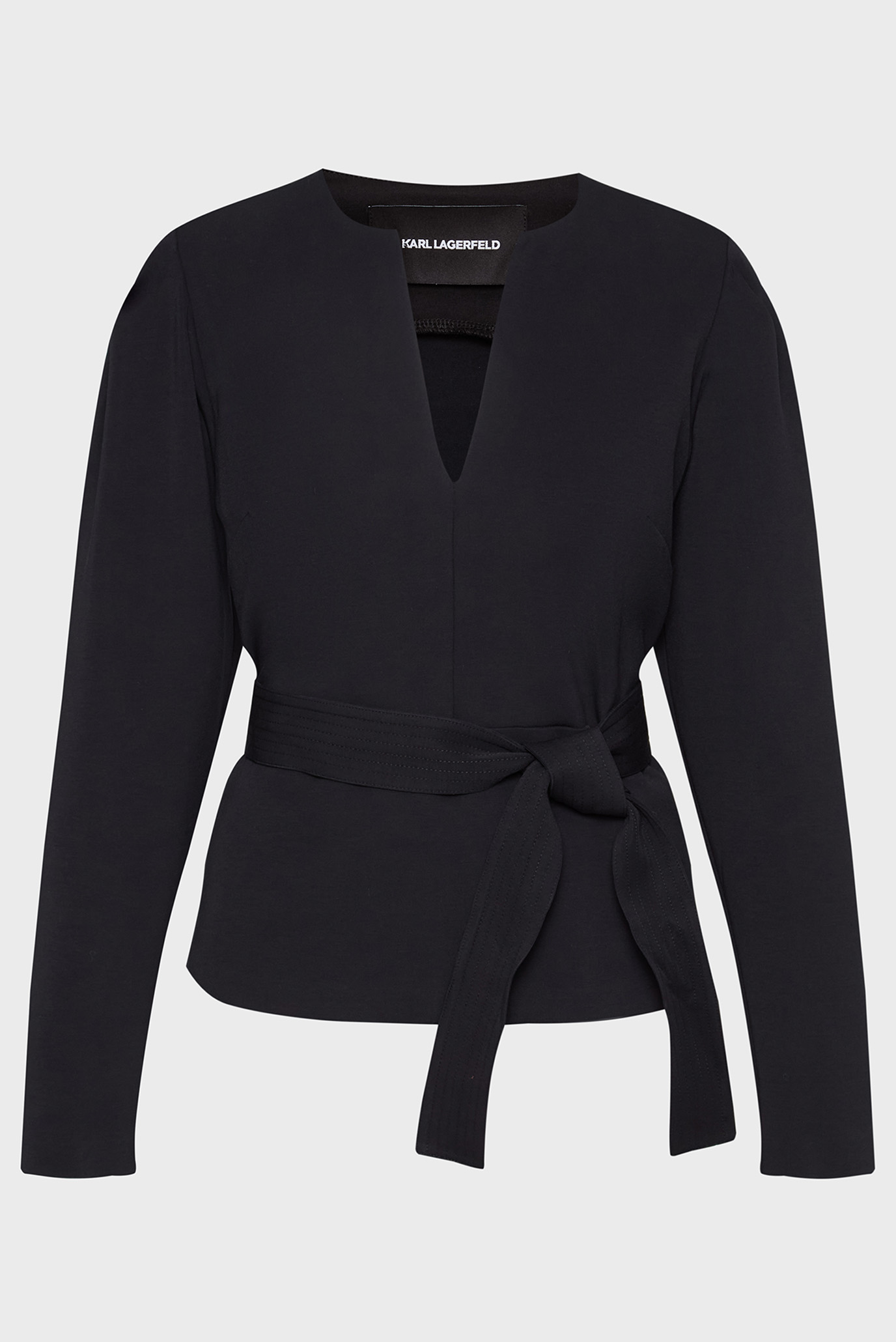 Женская черная кофта DOUBLE JERSEY Черный L Karl Lagerfeld A1W20047 Женская черная кофта DOUBLE JERSEY Черный L Karl Lagerfeld A1W20047