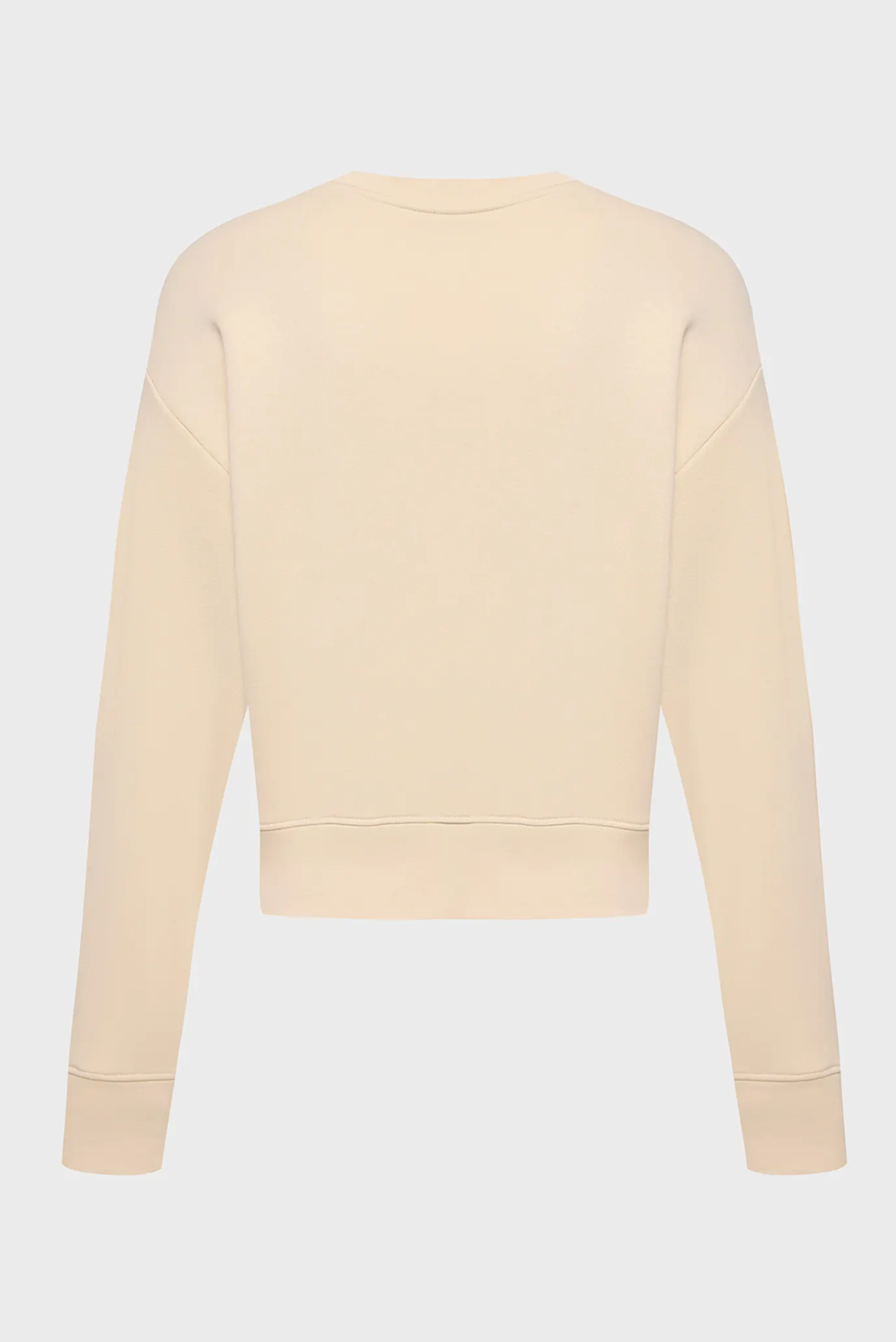 Жіночий бежевий світшот regular logo sweat 2