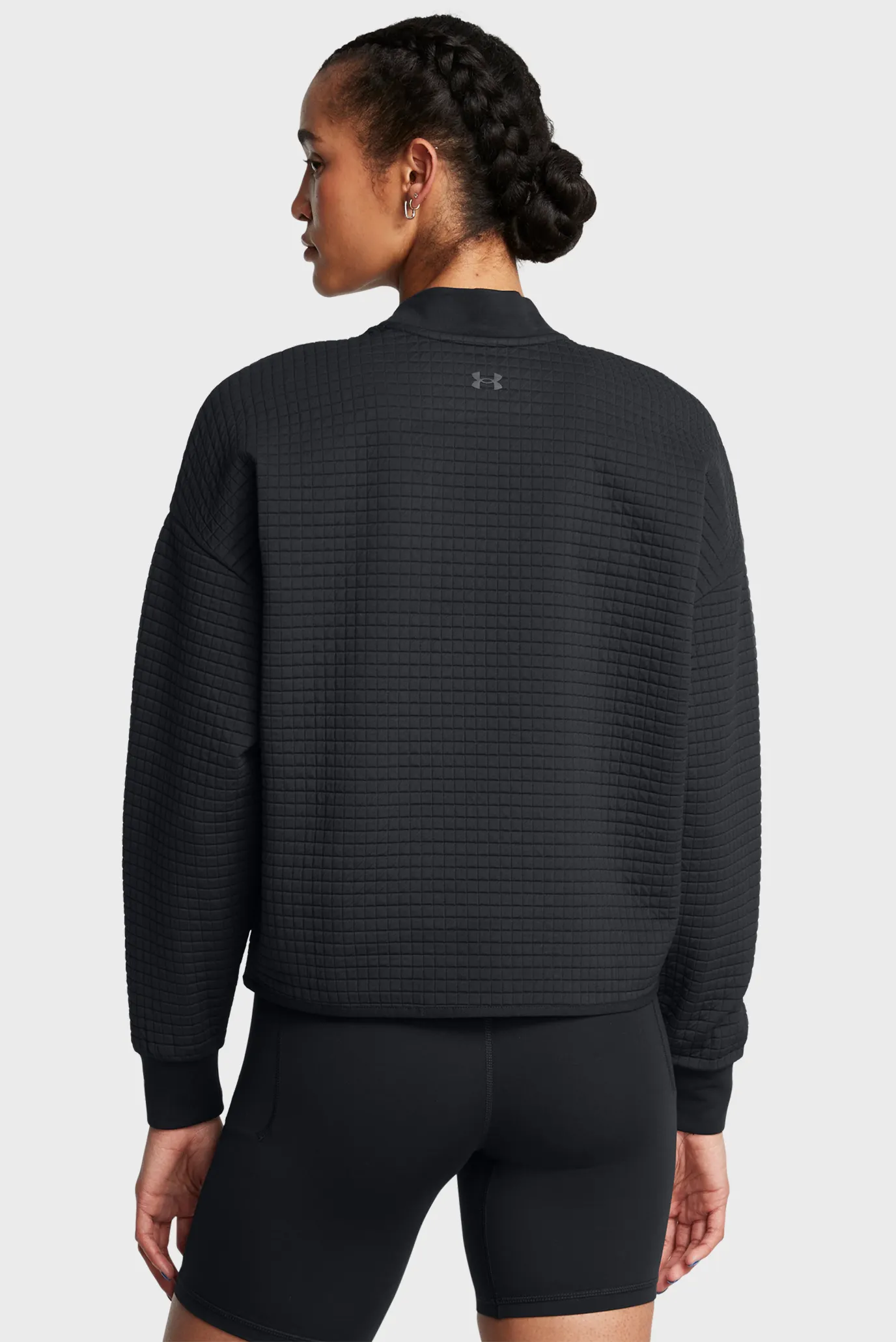 Женский черный свитшот Unstoppable Txt Mock Neck 2