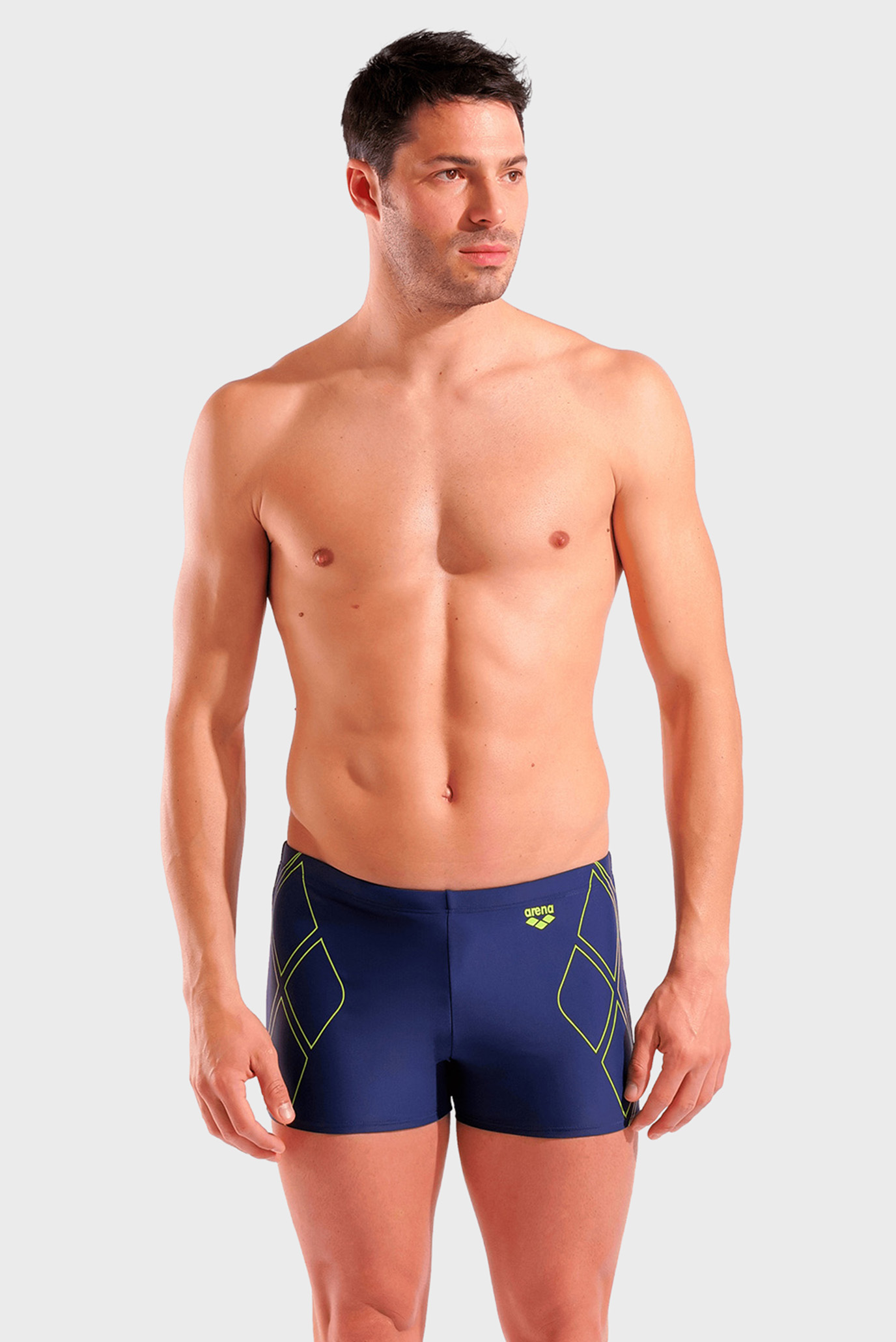 Мужские темно-синие плавки GRAPHIC SWIM SHORT Синий 75 Arena 009083-706 Мужские темно-синие плавки GRAPHIC SWIM SHORT Синий 75 Arena 009083-706