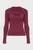 Женский бордовый джемпер cut out