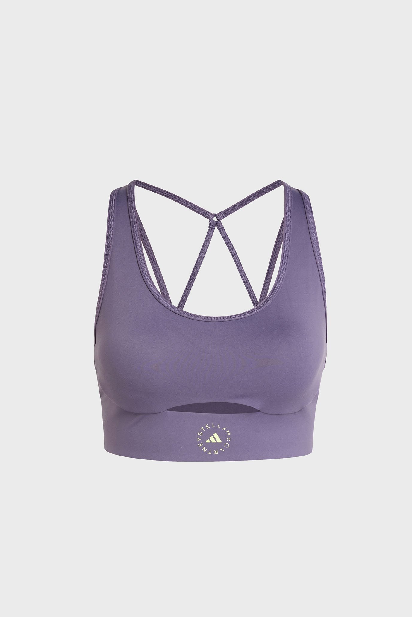 Женский фиолетовый топ adidas by Stella McCartney TrueStrength Yoga Sports 1