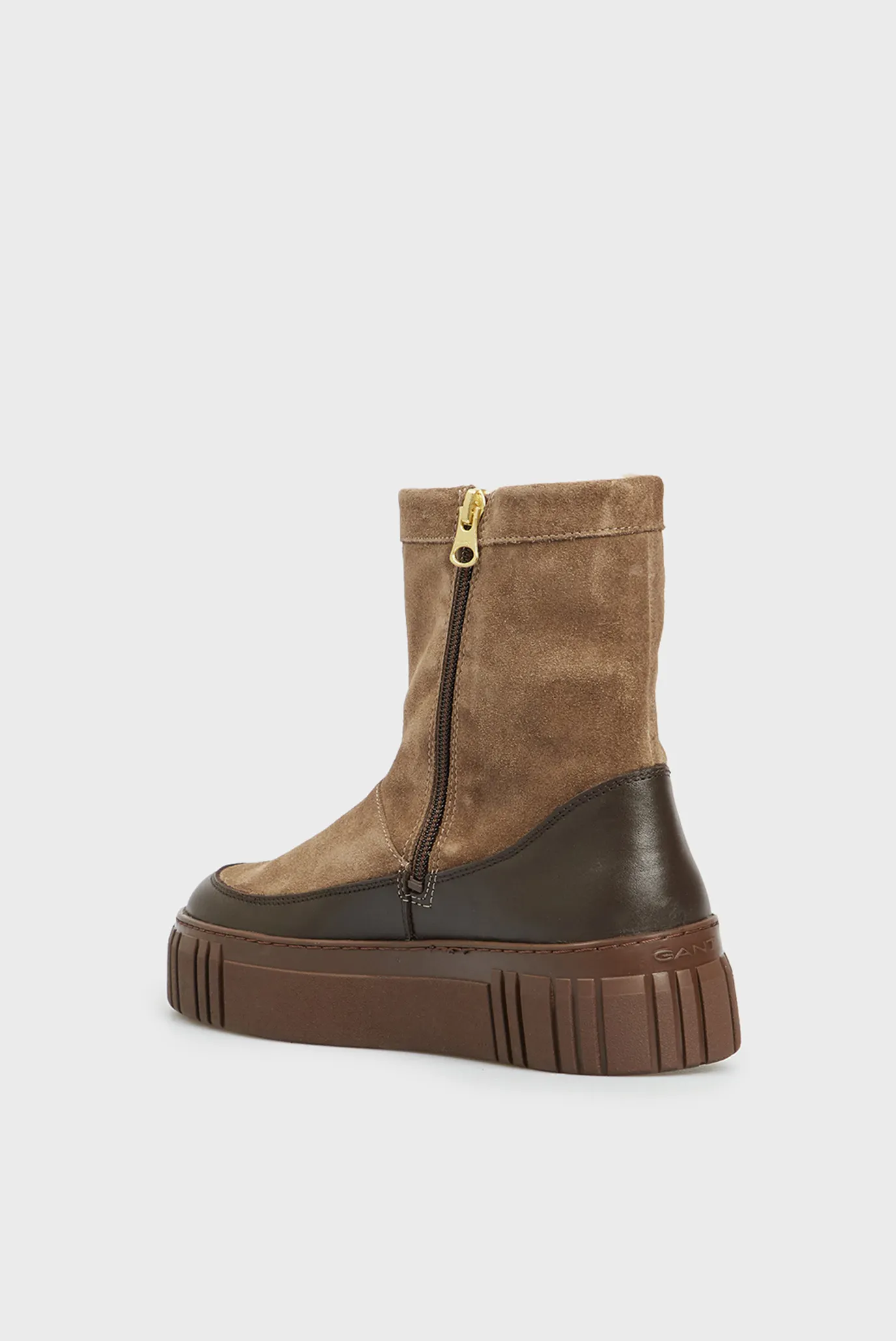 Жіночі коричневі замшеві напівчоботи Snowmont 5