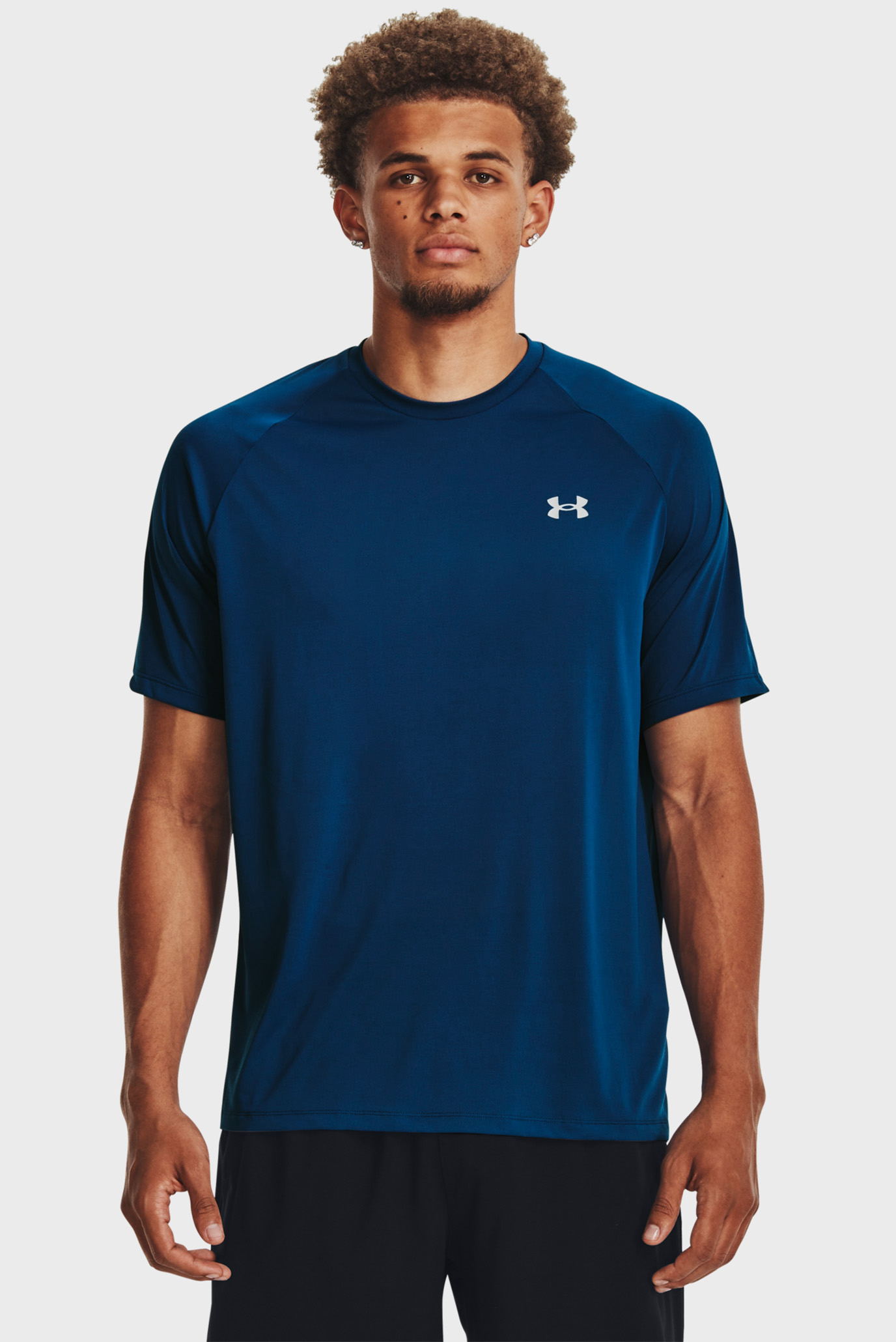 Чоловіча синя футболка UA Tech Reflective SS 1