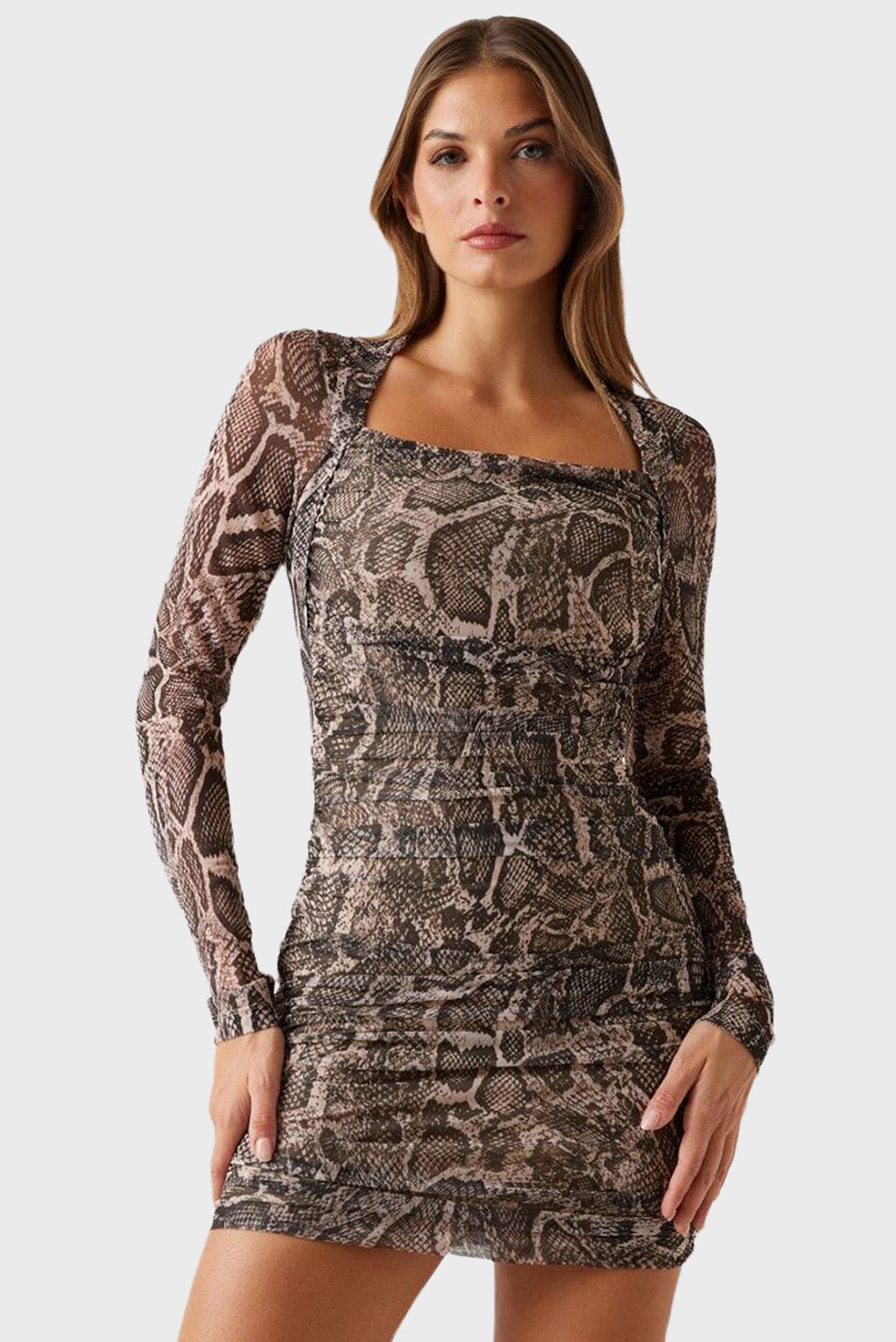 Женское платье с узором Разноцветный L Guess W5BK65.KCZC2;P1UG Женское платье с узором Разноцветный L Guess W5BK65.KCZC2;P1UG