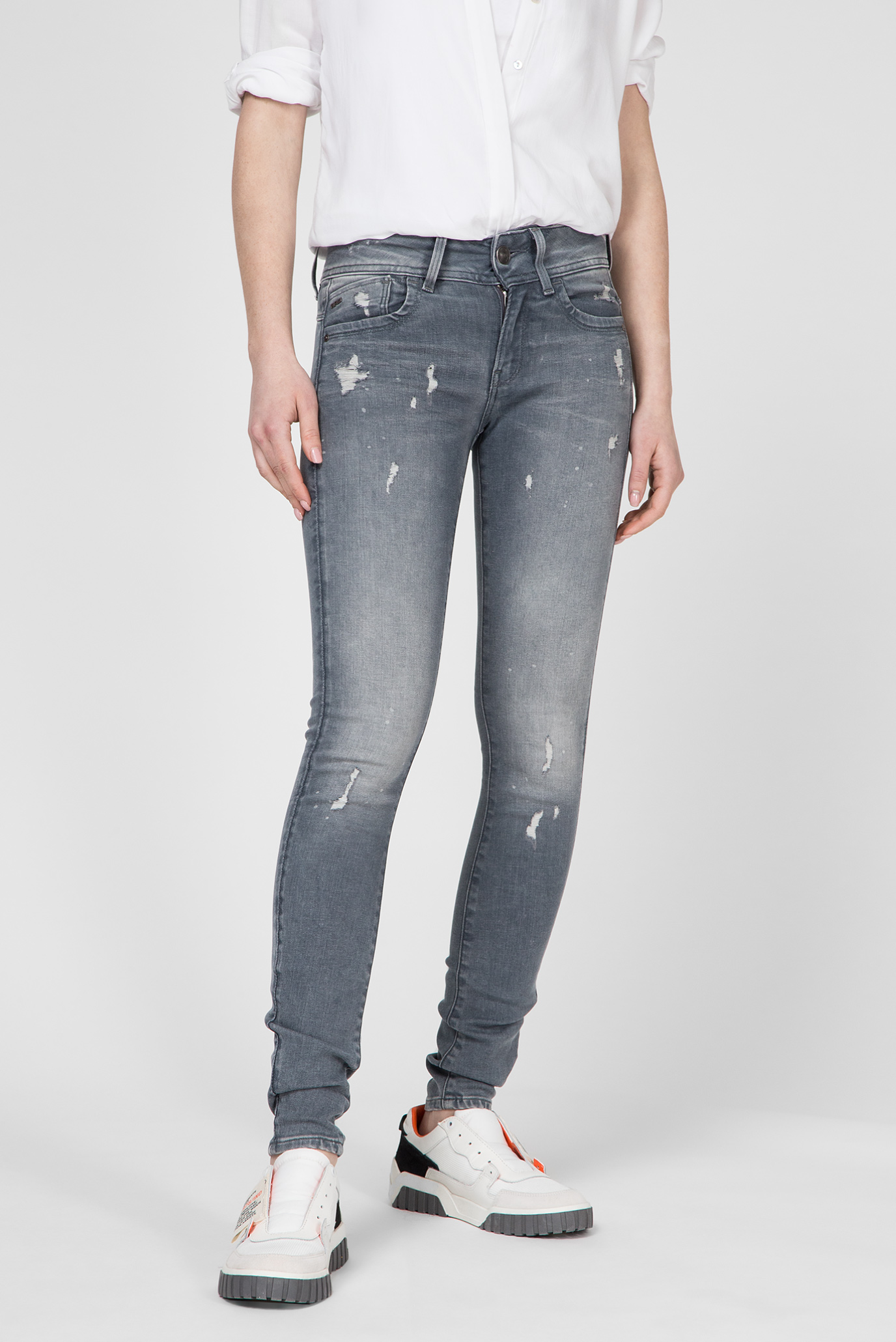 Жіночі сірі джинси Lynn Mid Skinny 1