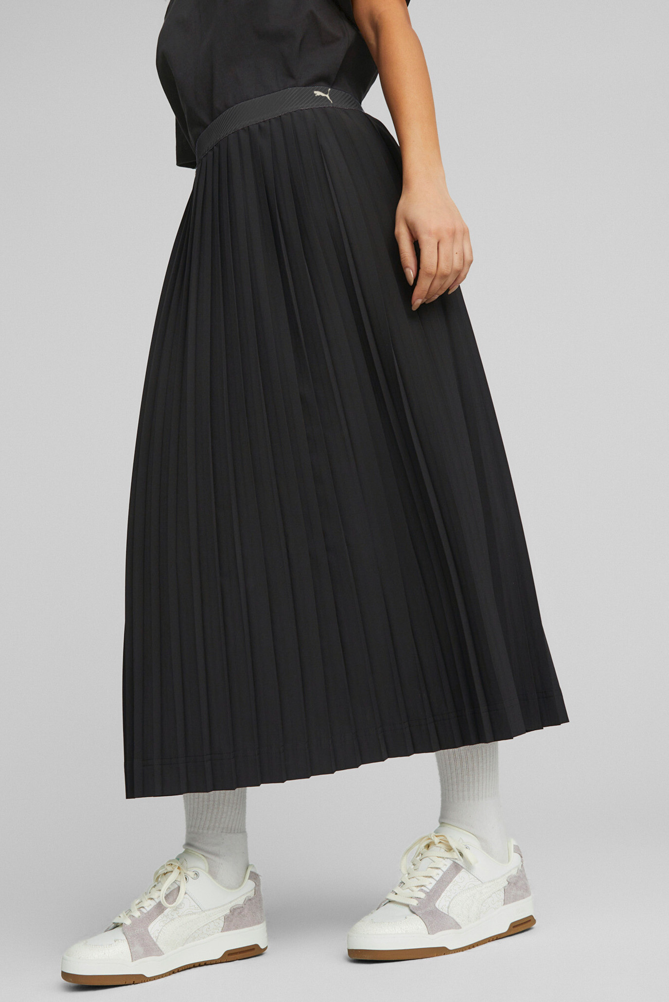 Женская черная юбка SUNPŌ Plissee Skirt Women 1