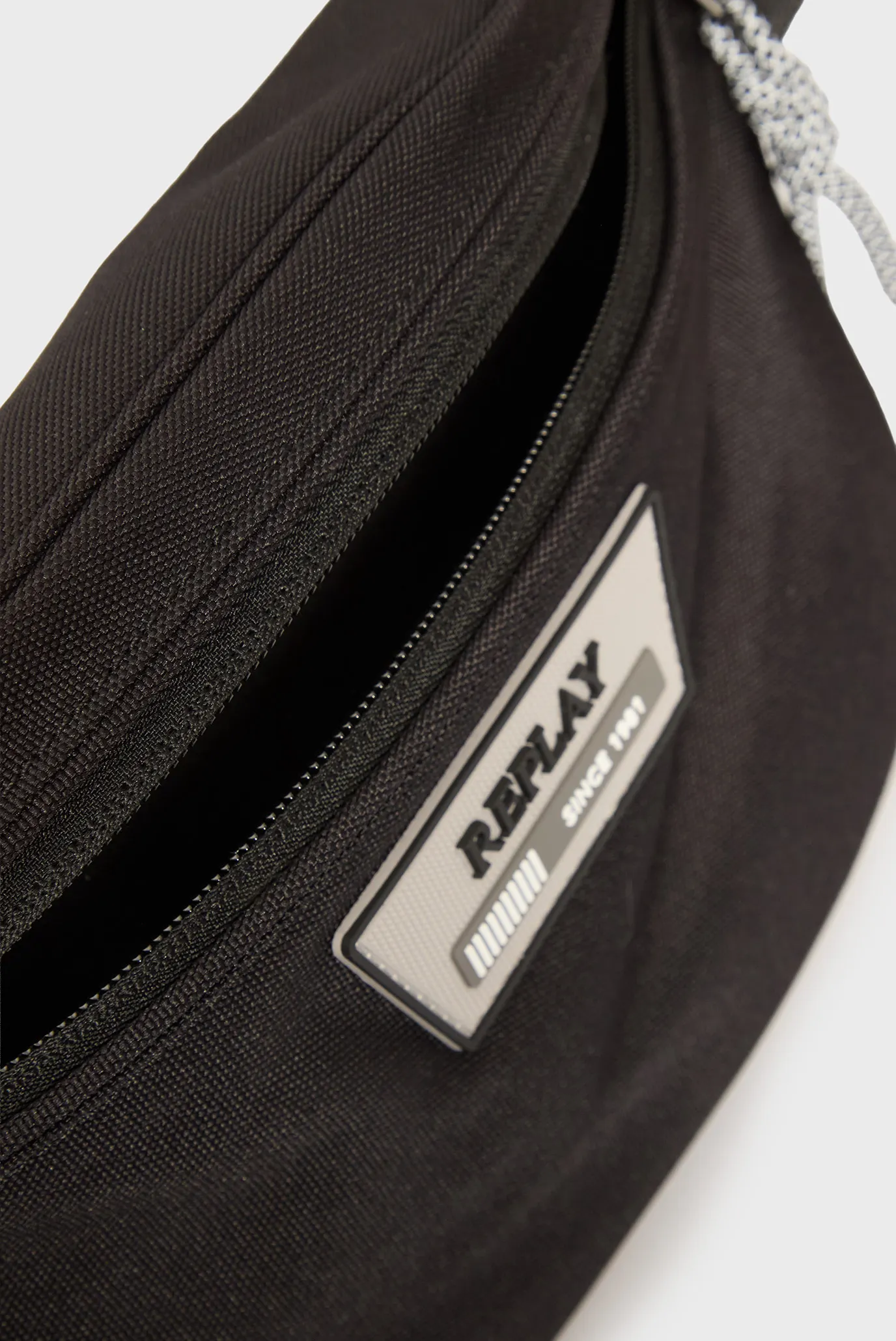 Чоловіча чорна поясна сумка 5