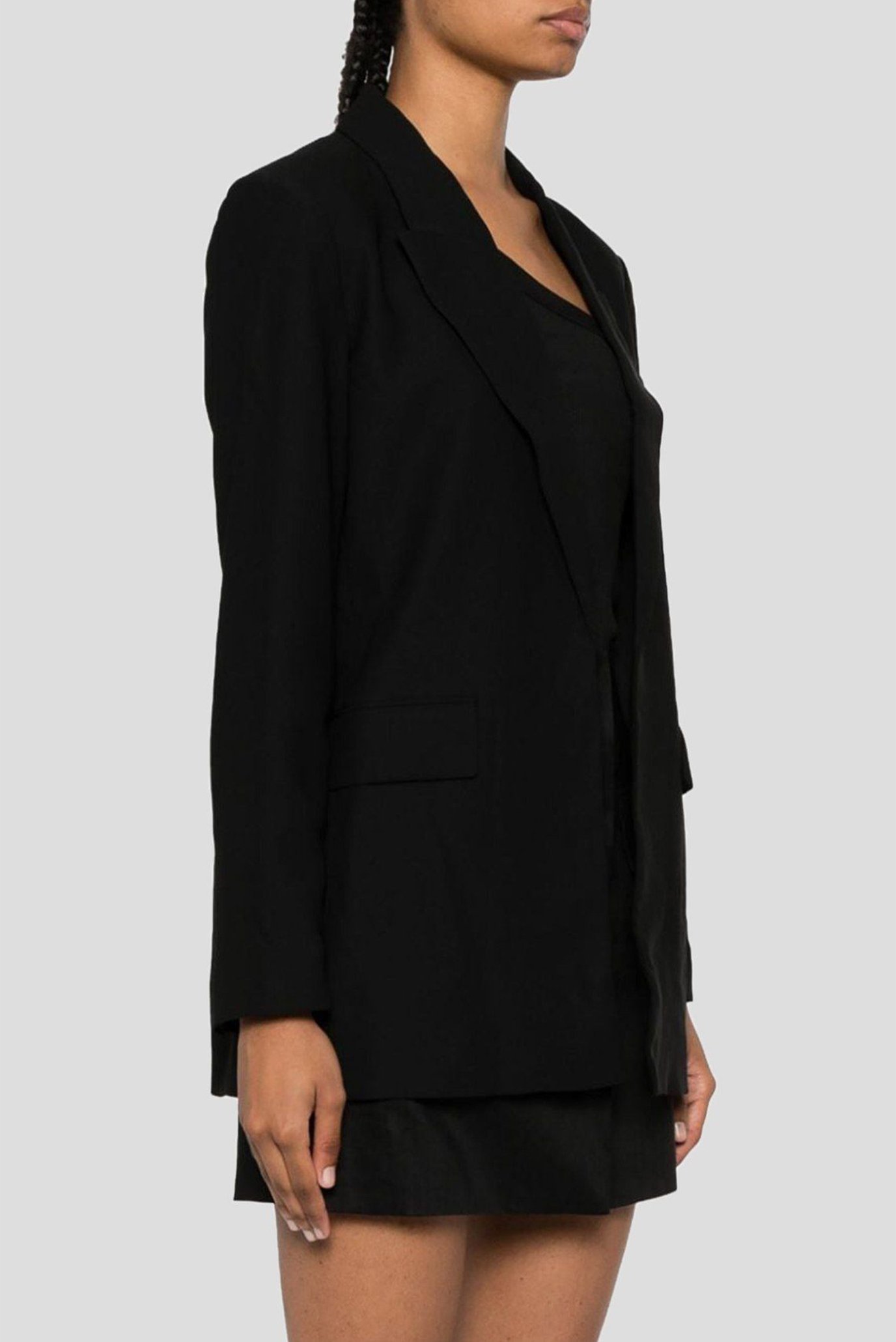 Женский черный жакет Черный M DKNY P3GCNU32 Женский черный жакет Черный M DKNY P3GCNU32