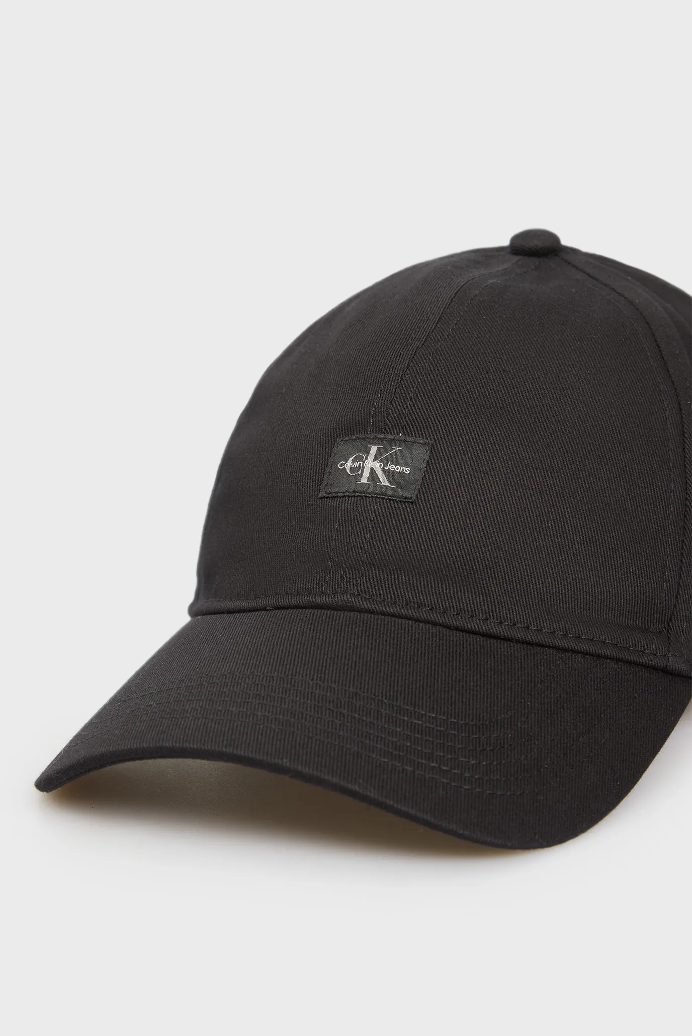 Чоловіча чорна кепка 6 PANEL SM MONOLOGO 4