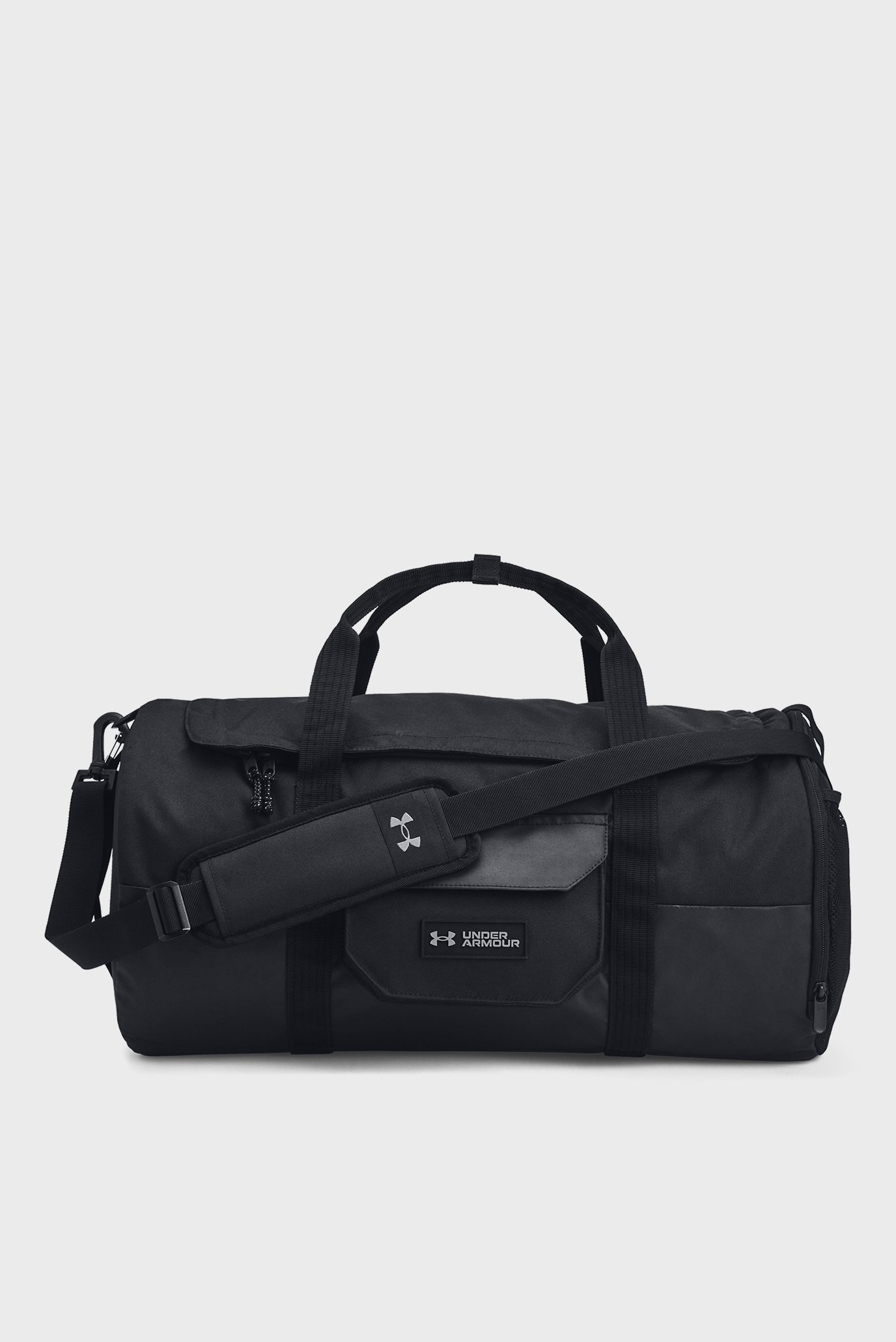 Чорна спортивна сумка UA Triumph Barrel Duffle 1