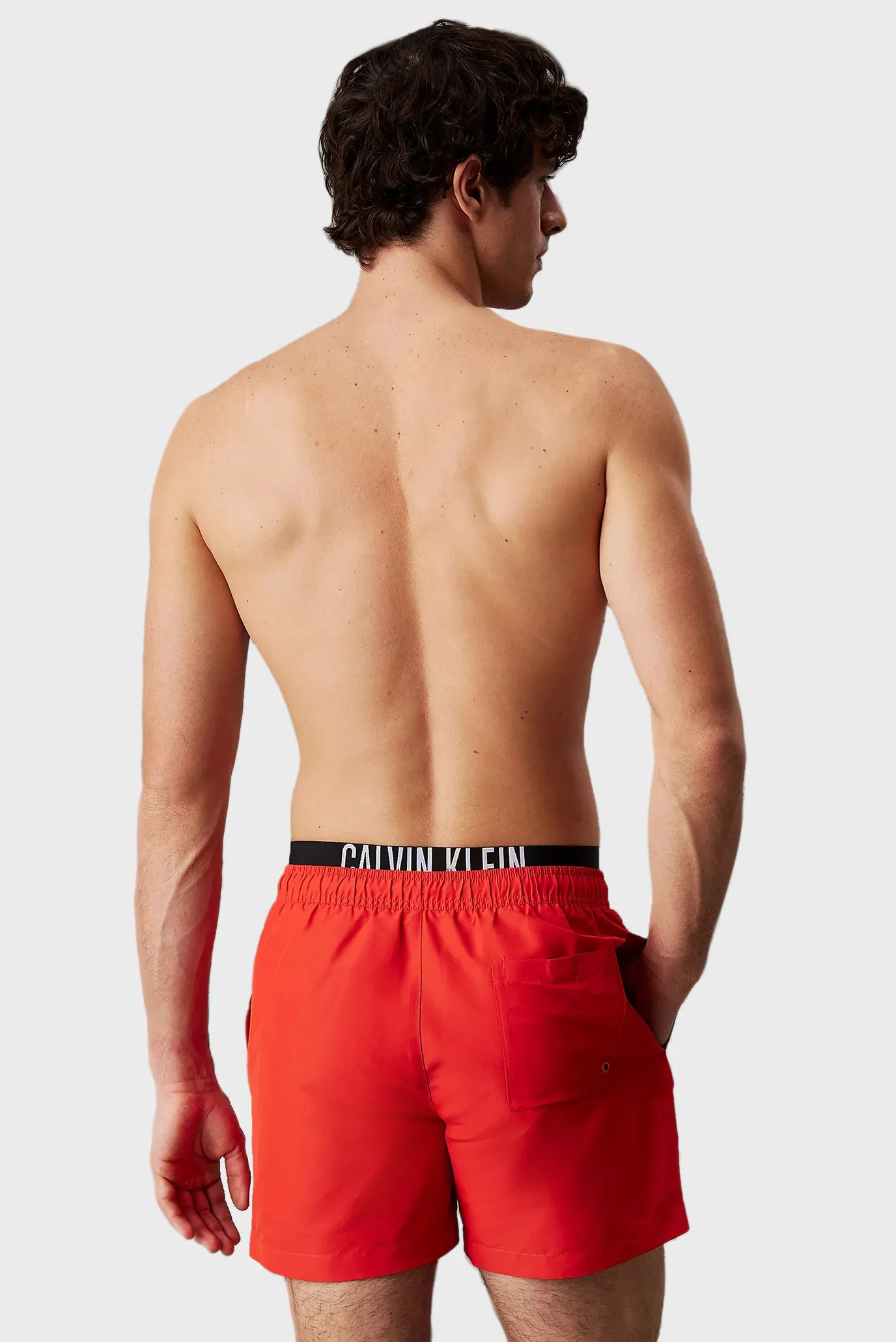 Мужские красные плавательные шорты 3