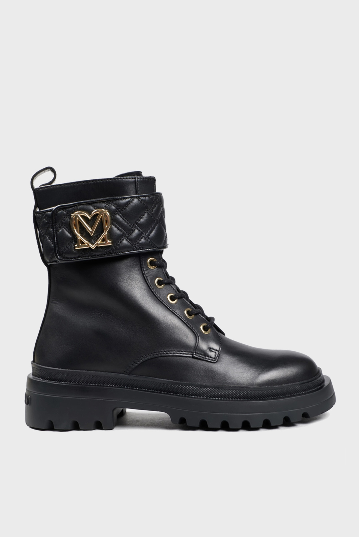 Женские черные кожаные ботинки Черный 38 Love Moschino JA24175G0LIA0000 Женские черные кожаные ботинки Черный 38 Love Moschino JA24175G0LIA0000