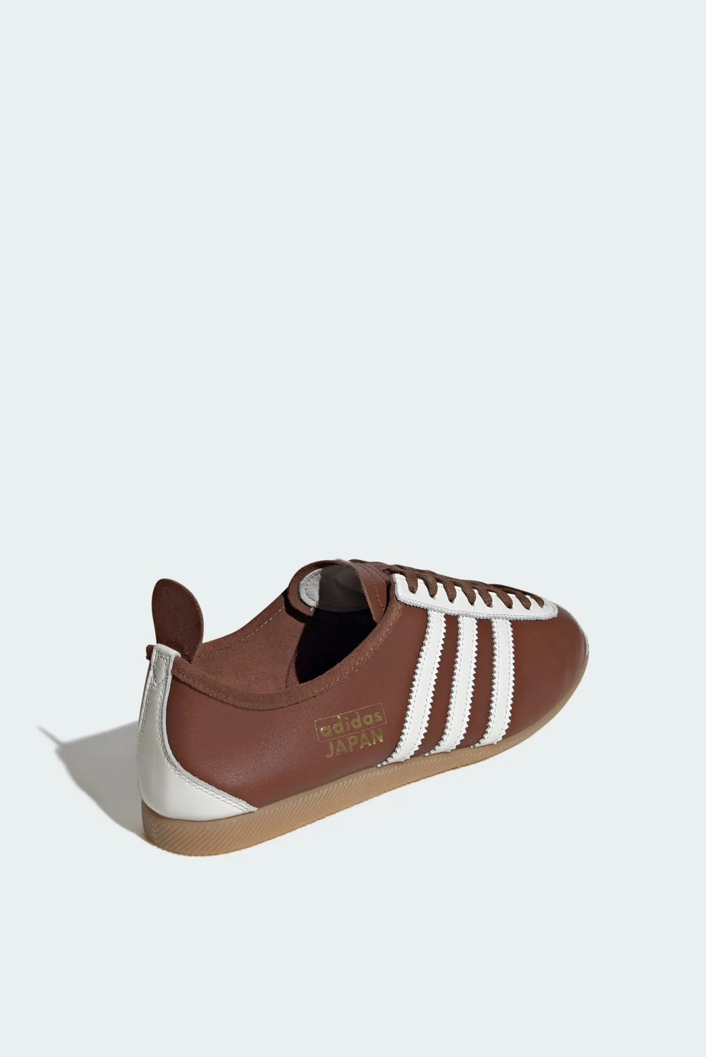 Коричневые кожаные кроссовки Japan adidas JH5434 — MD-Fashion