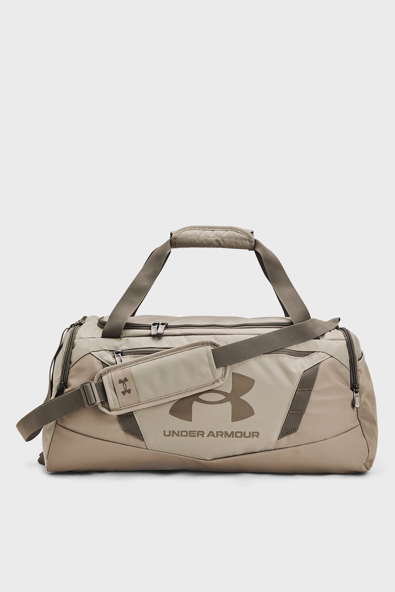 Бежевая спортивная сумка UA Undeniable 5.0 Duffle SM 1